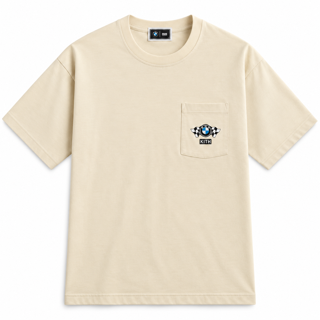 Kith for BMW 1602 Elektro Schematic Pocket Tee Sandrift 2026