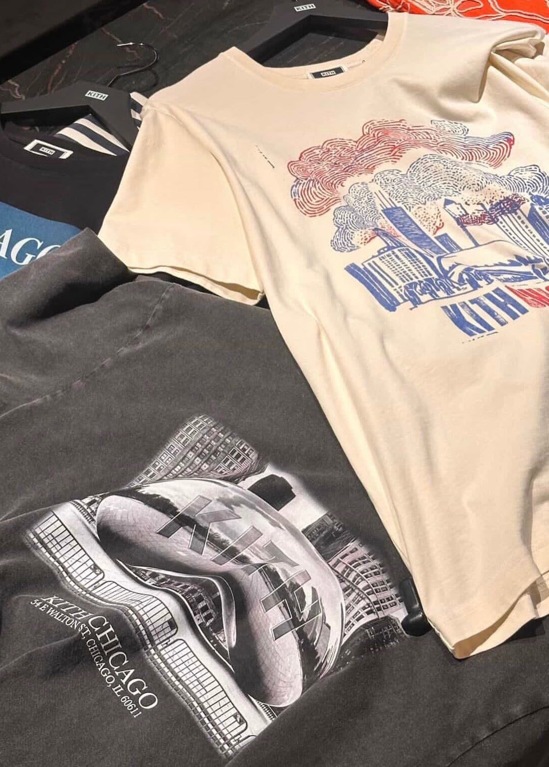 Kith Chicago Mosaic Skyline Tee | Store Exclusive