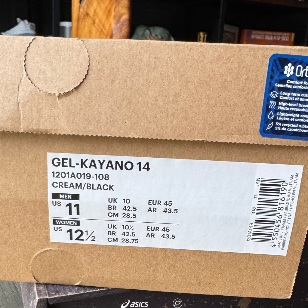 ASICS Gel Kayano 14 Plum Cream Black 2023 (USED)