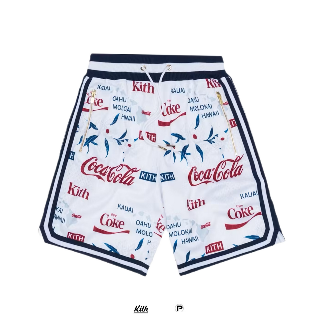 Kith Coca-Cola Mitchell & Ness Hawaii Shorts 2019 (USED)