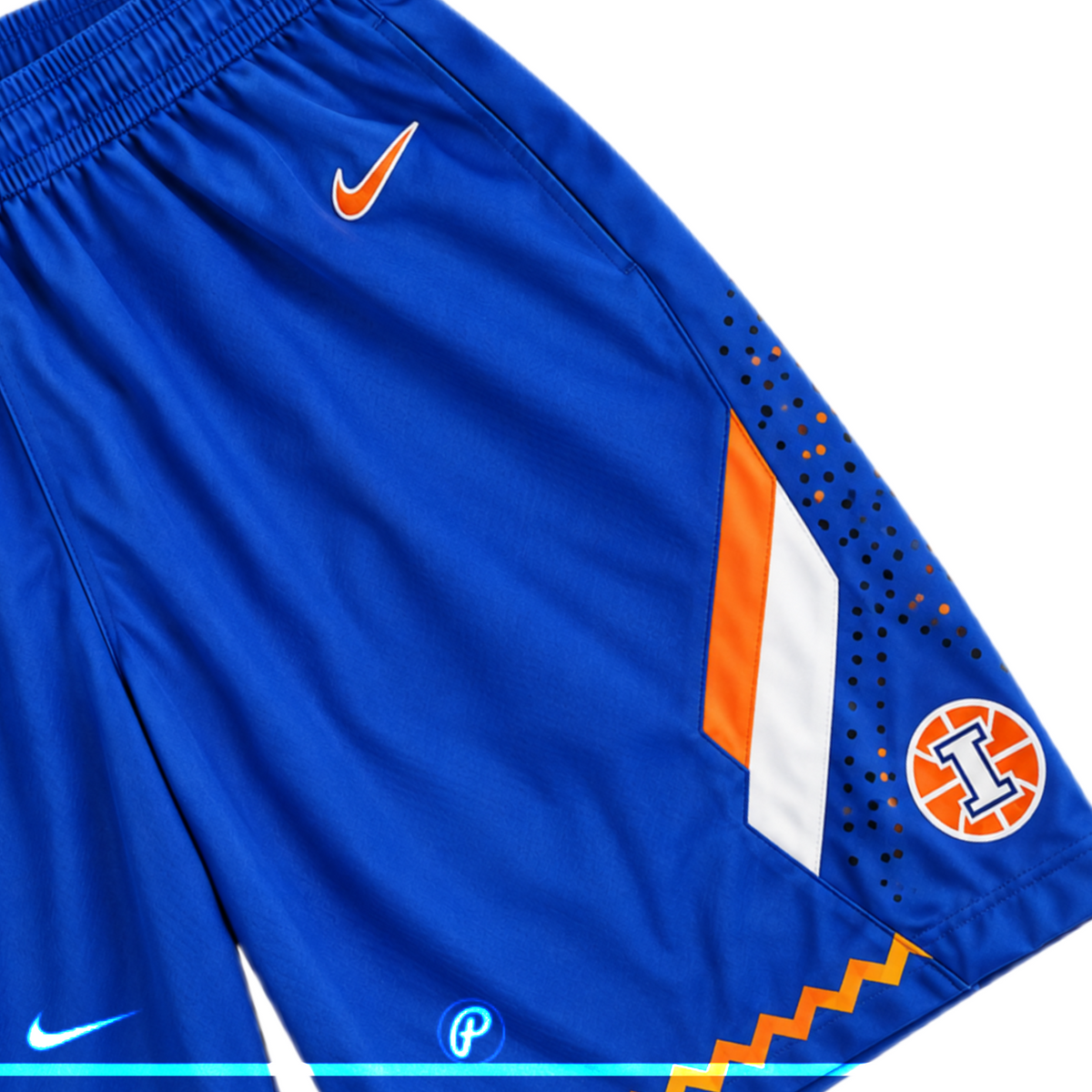 Nike Authentic Dri-Fit 2011-2012 Illinois Fighting Illini Short (USED)