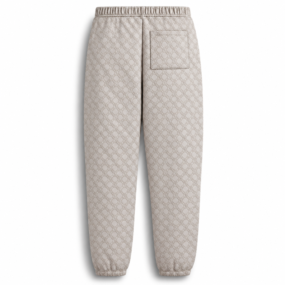 Kith Bonded Fleece Monogram Nelson Sweatpant Light Heather Grey 2024