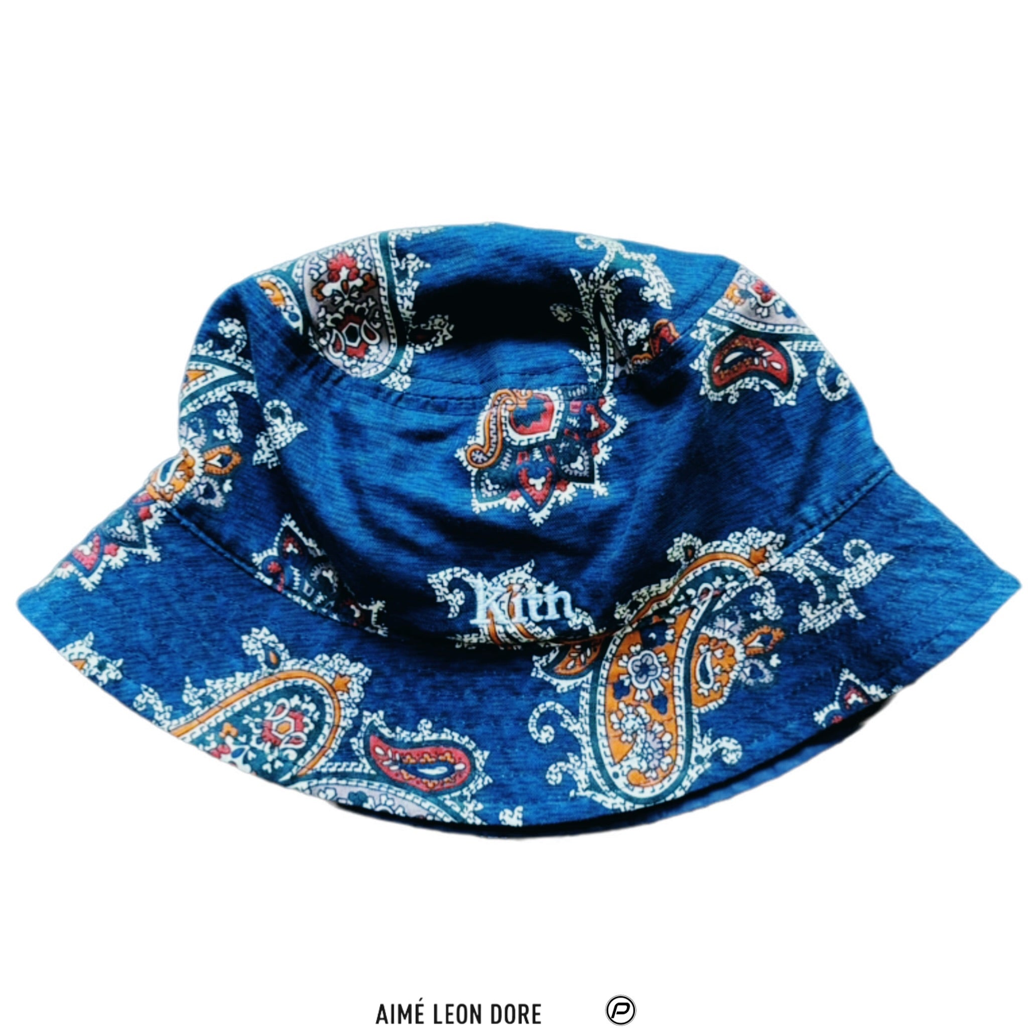 Kith Silk Cotton Paisley Reversible Bucket Hat 2021 (USED)