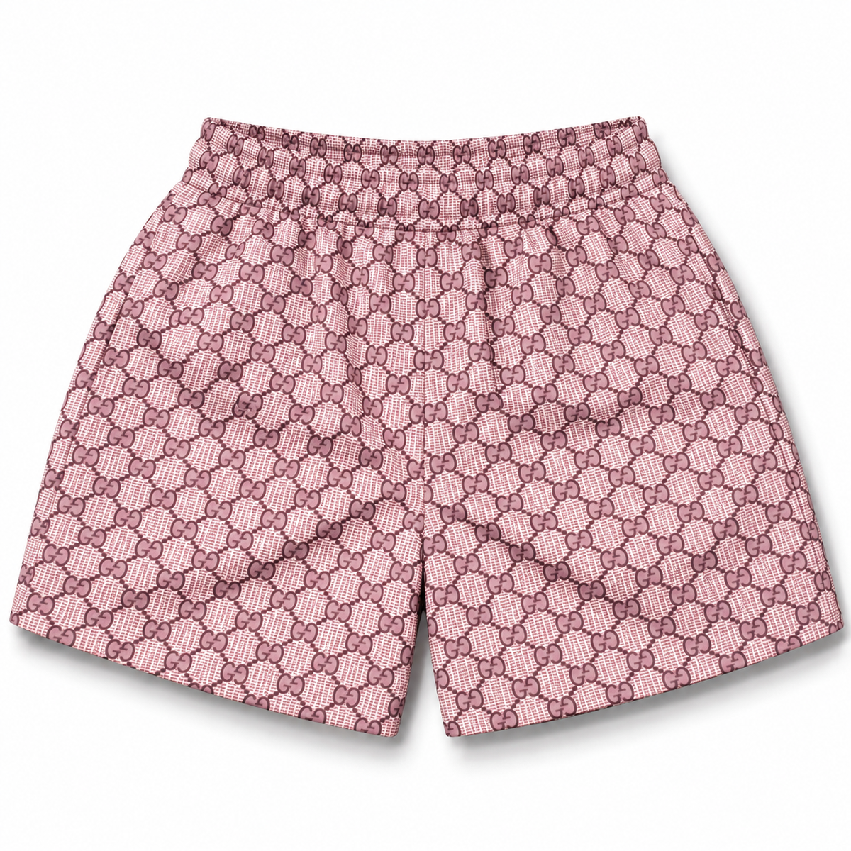 Bravest Studios Gucci-Inspired Mesh Monogram Shorts Rose 2020 (USED)
