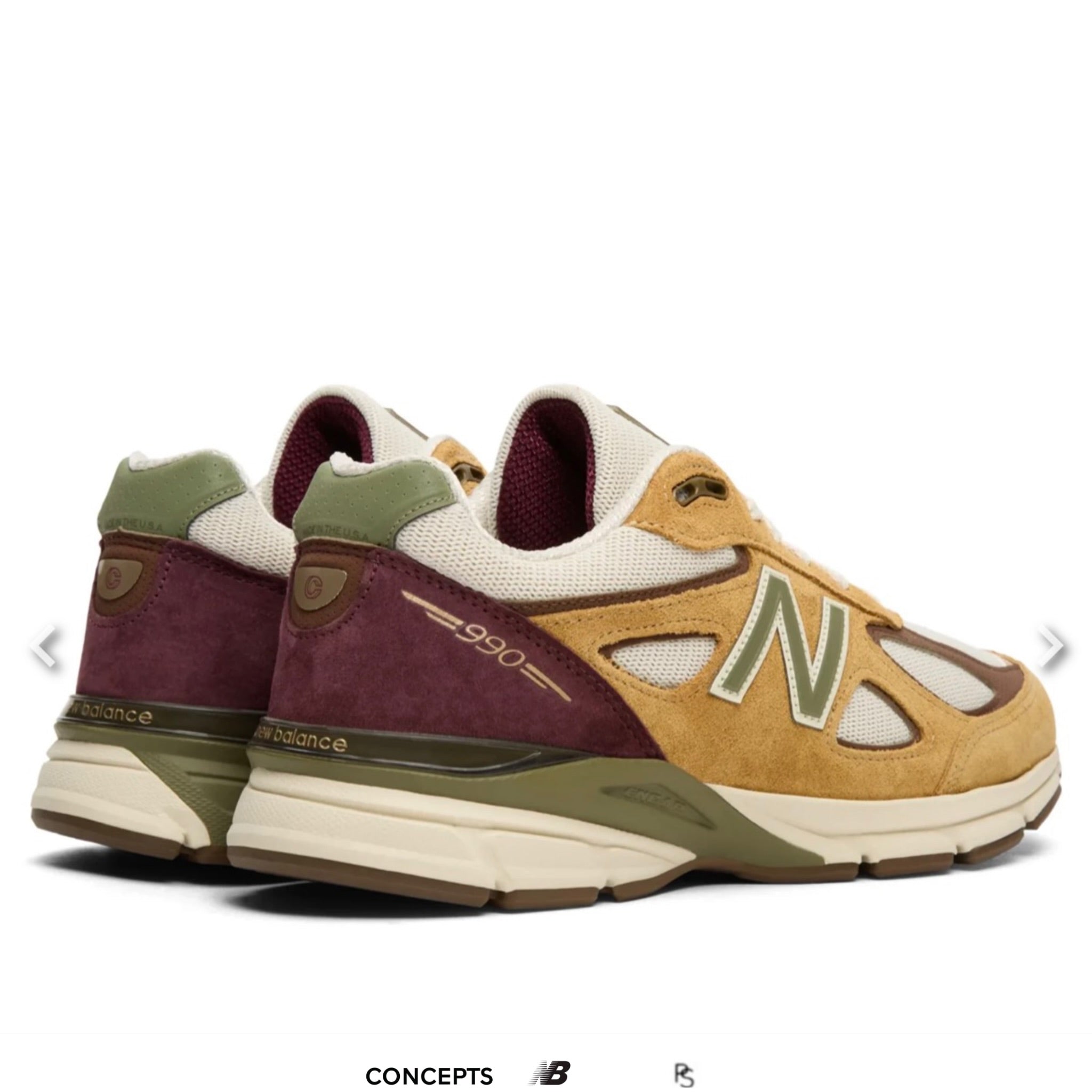 Concepts x New Balance 990v4 Patina