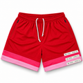 Bristol Studio Triple Hem Shorts Red Rose Pastel Pink 2022 (USED)