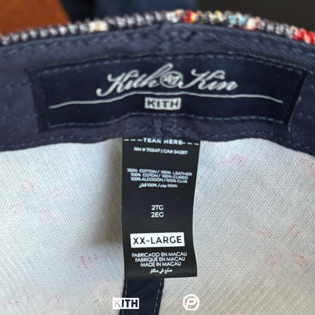 Kith & '47 For The New York Yankees Franchise LS With Printed Corduroy Fitted Cap 'Ink' 2023 (USED)