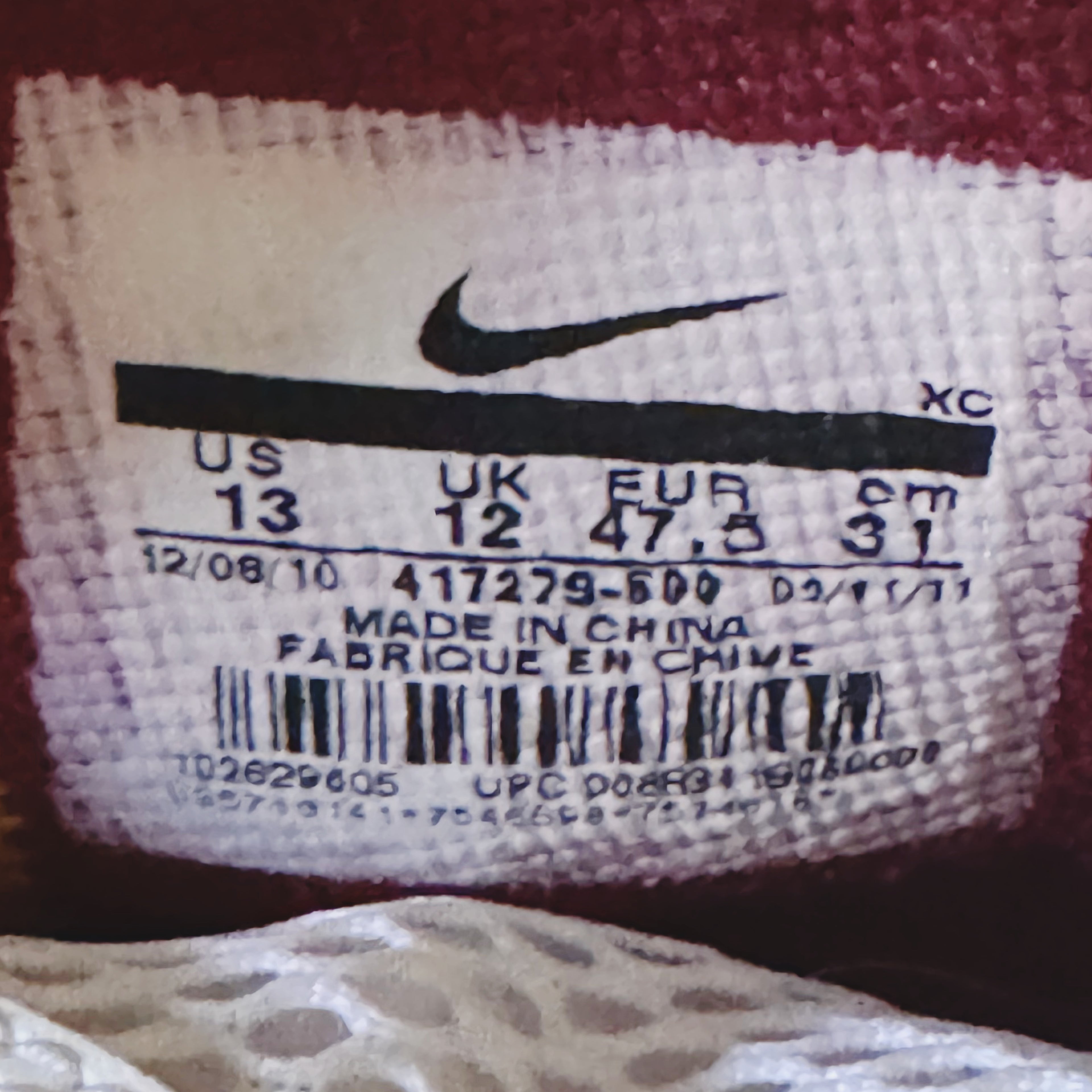 Nike Zoom KD 3 Redskins 2011 (USED)