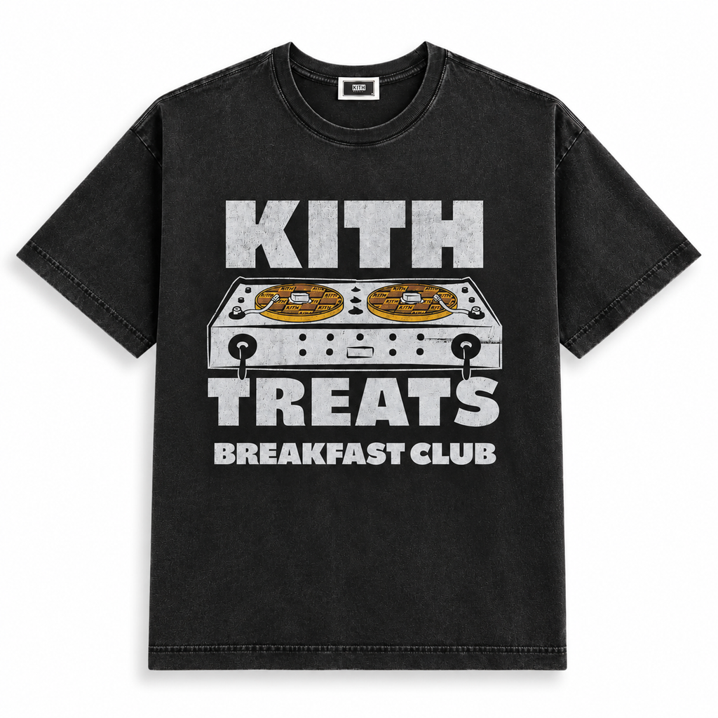 Kith Treats Breakfast Club DJ Vintage Tee Black 2026