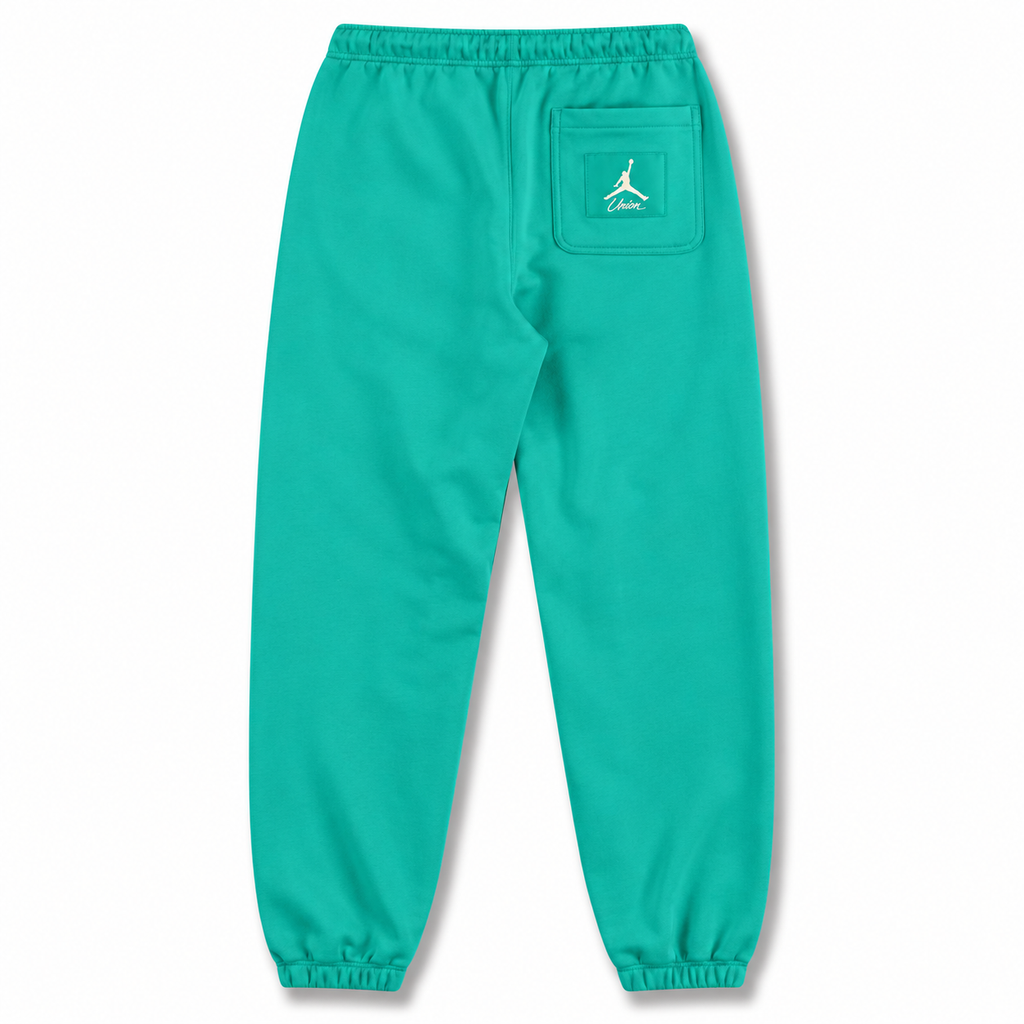 Air Jordan 1 KO x Union LA Fleece Sweatpants Kinetic Green/Coconut Milk 2023 (USED)