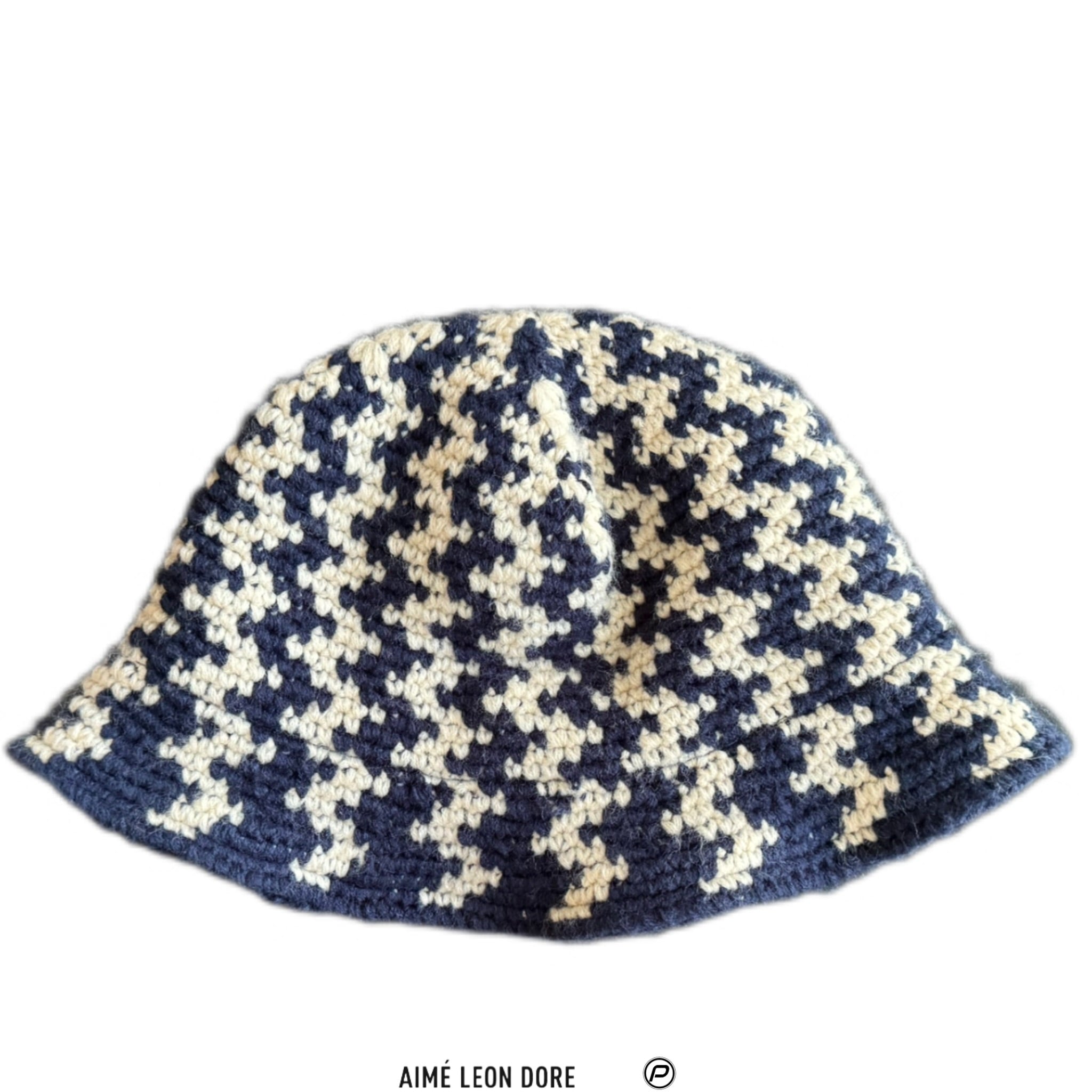 Aimé Leon Dore Crochet Bucket Hat Pristine/Blue 2024 (USED)