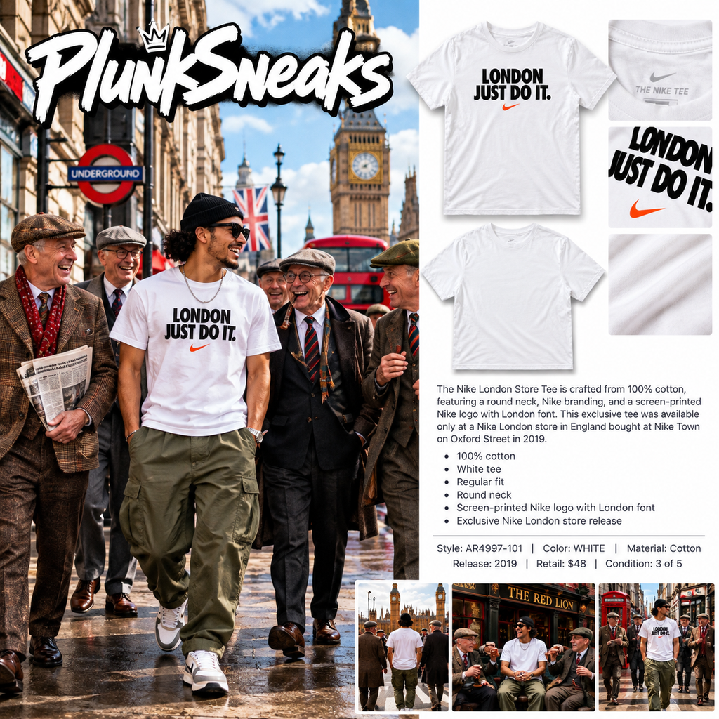 Nike London Store Tee White 2019 (USED)