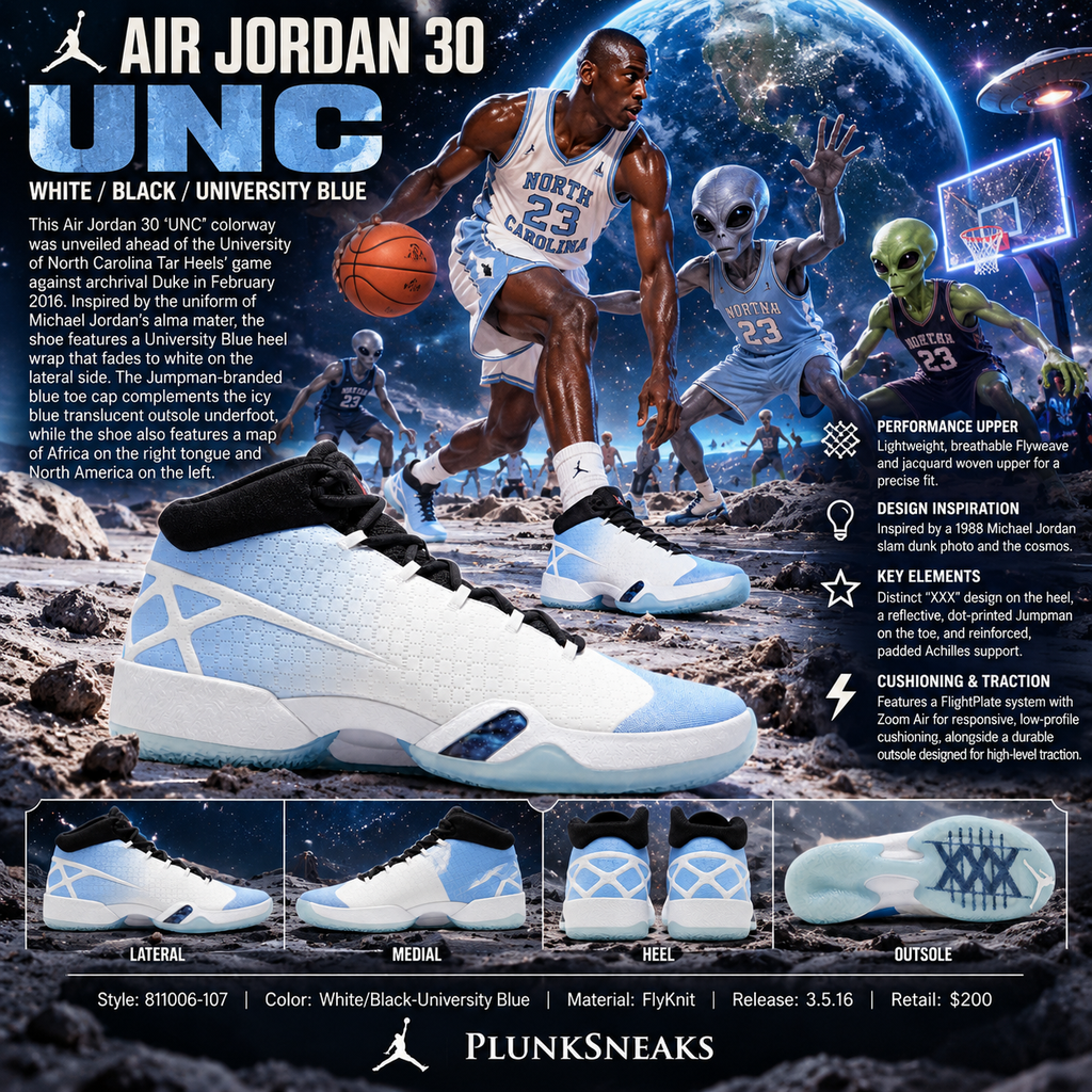 Air Jordan 30 UNC 2016 (USED)
