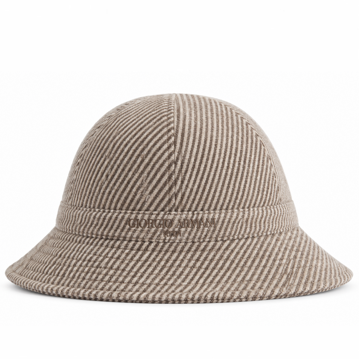 Kith Giorgio Armani Wool Paloma Bucket Hat Beige 2024