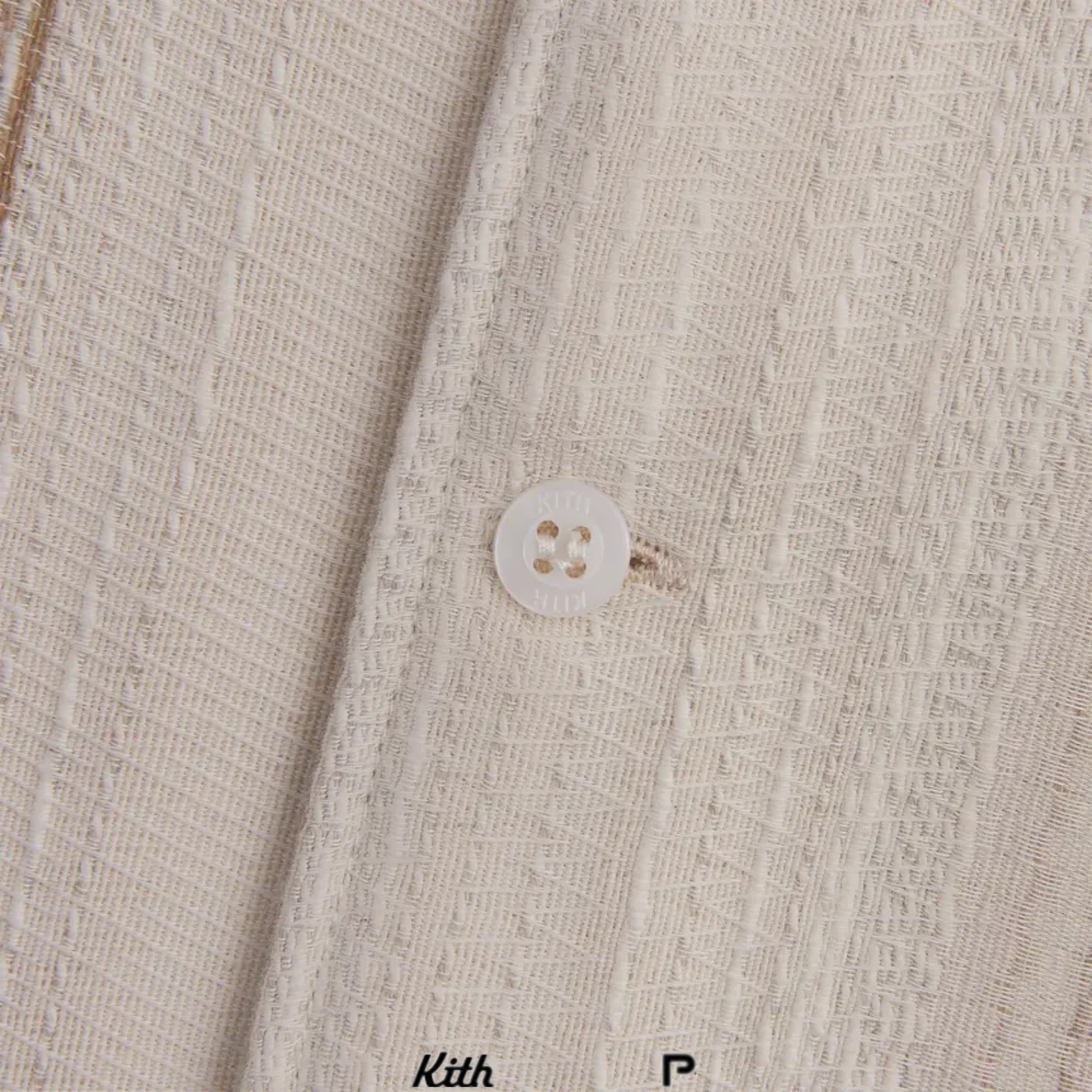 Kith Multi Stitch Thompson Camp Collared Shirt 2023 (USED)