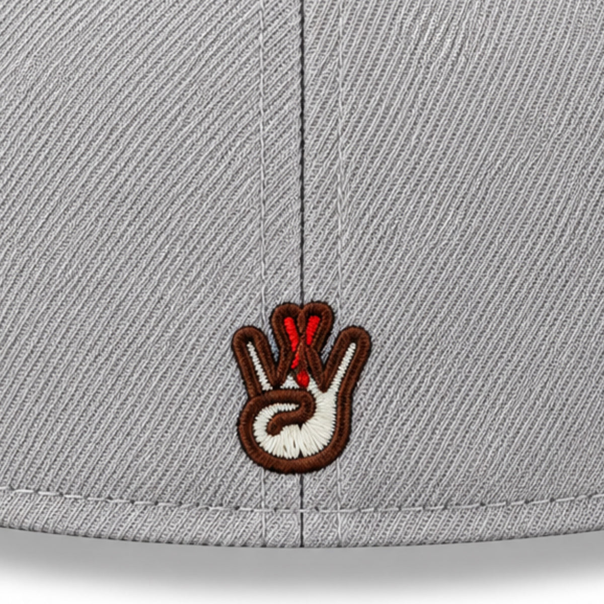 New Era California Bear 59FIFTY Fitted Hat Grey Brown Red 2021