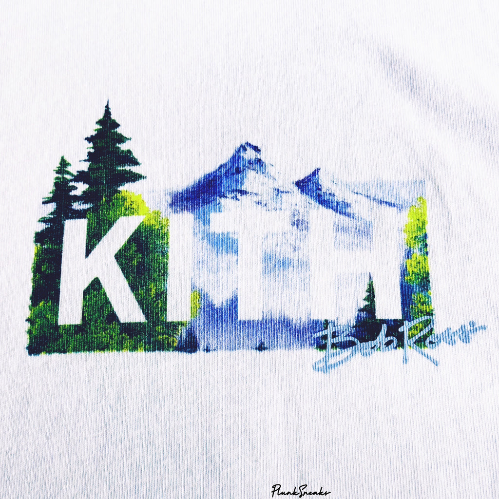 Kith for Bob Ross Mountain Box Logo Tee | Store Exclusive