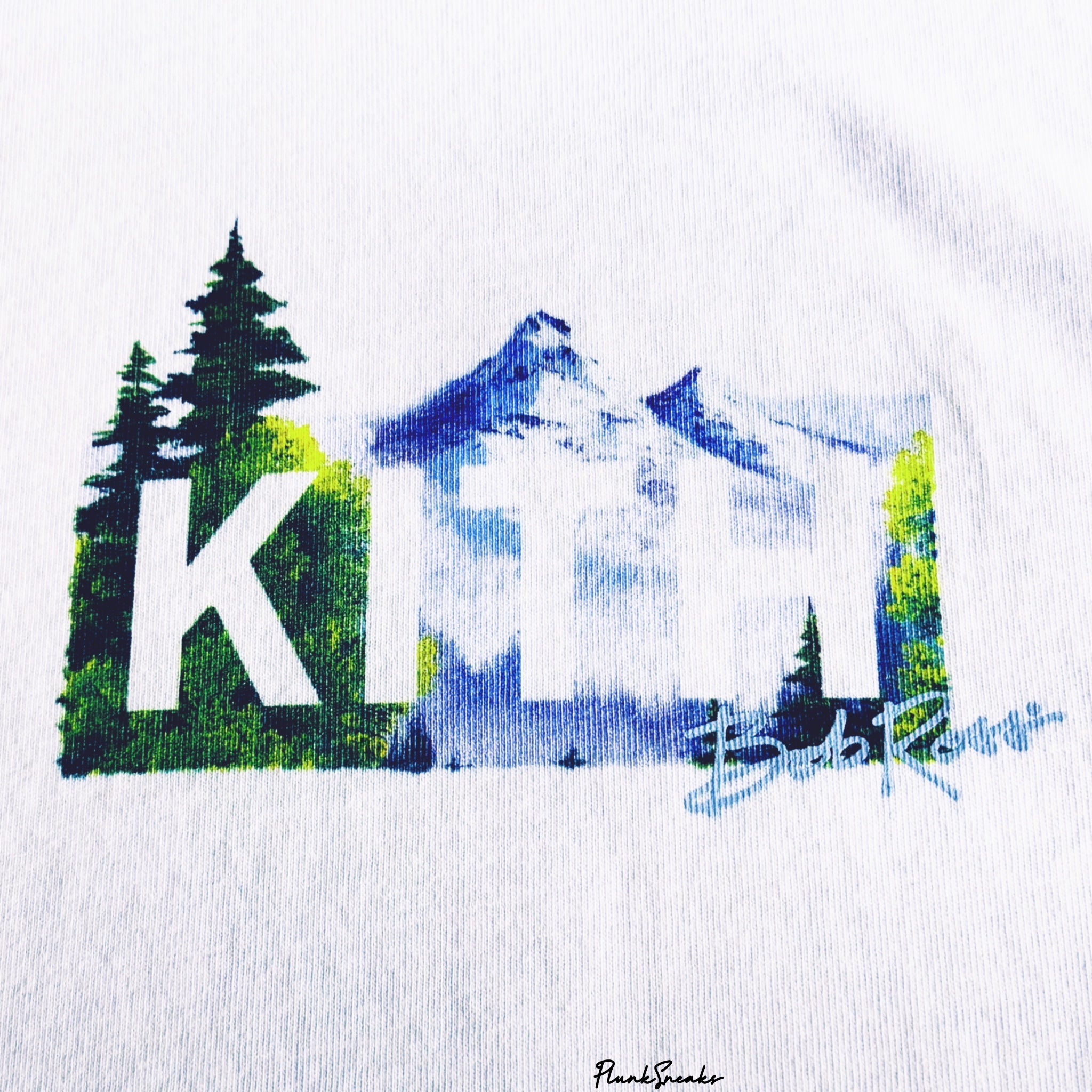 Kith for Bob Ross Mountain Box Logo Tee | Store Exclusive