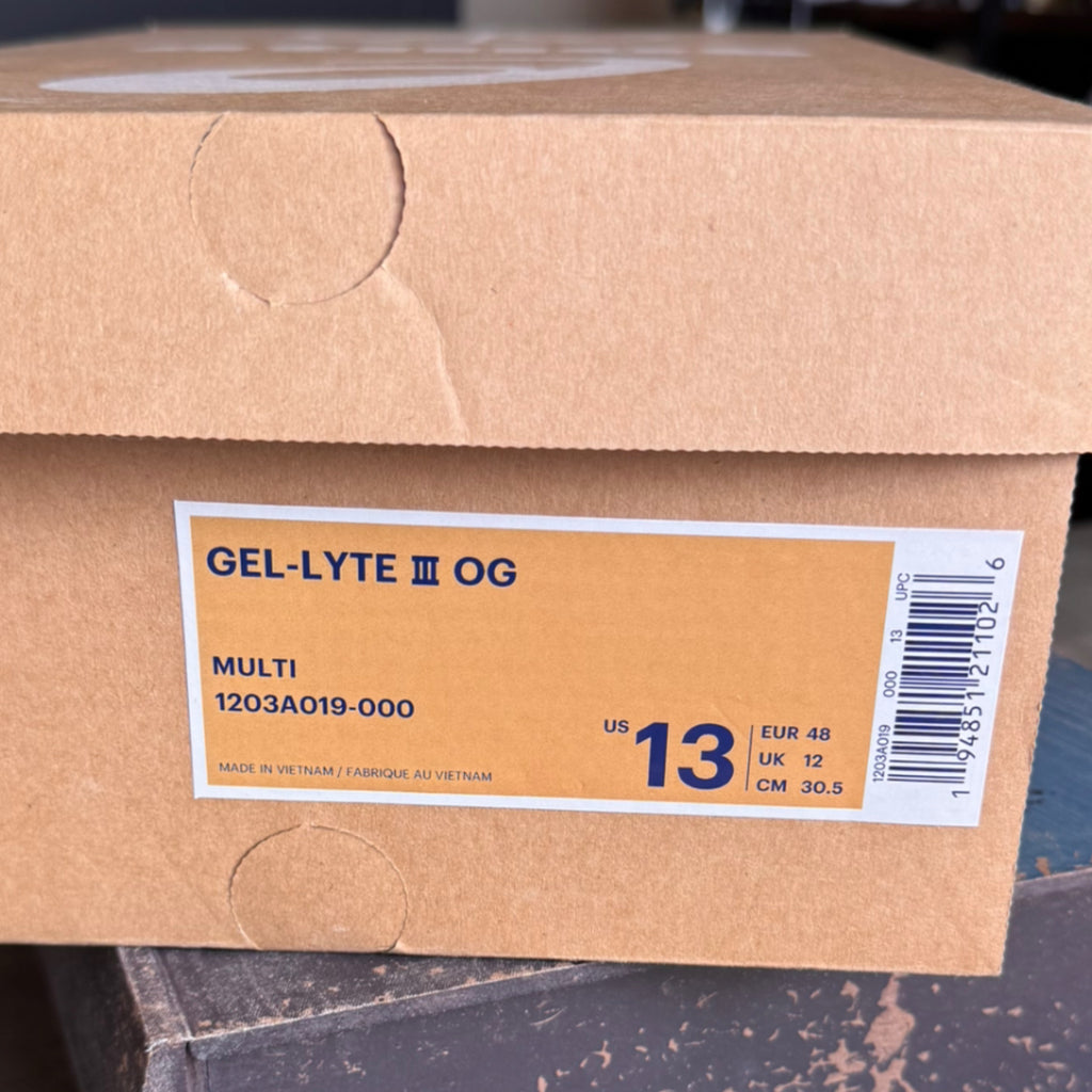 Sean Wotherspoon Atmos ASICS GEL-Lyte 3 What the Corduroy 2020 (USED)
