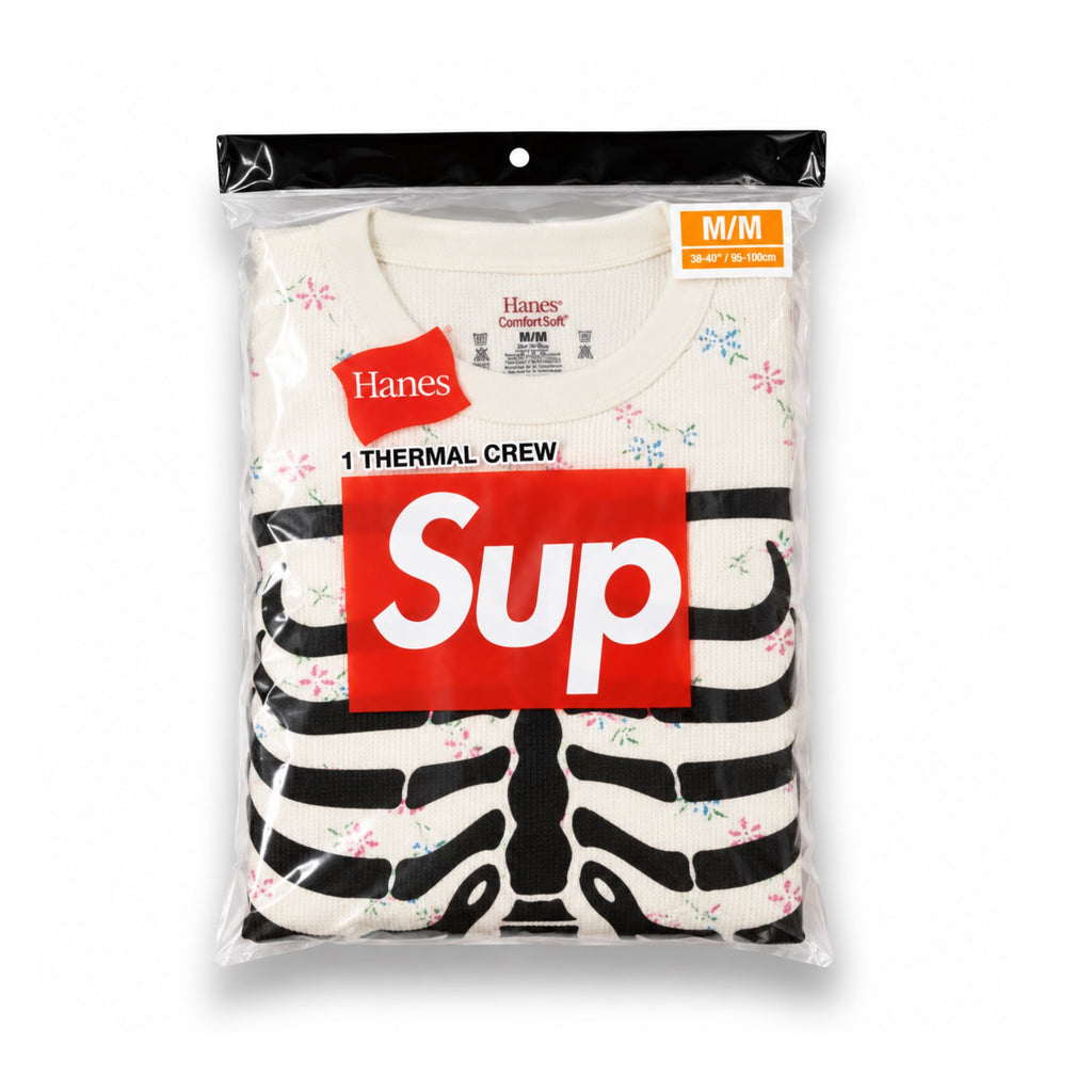 Supreme Hanes Bones Thermal Top Floral 2025