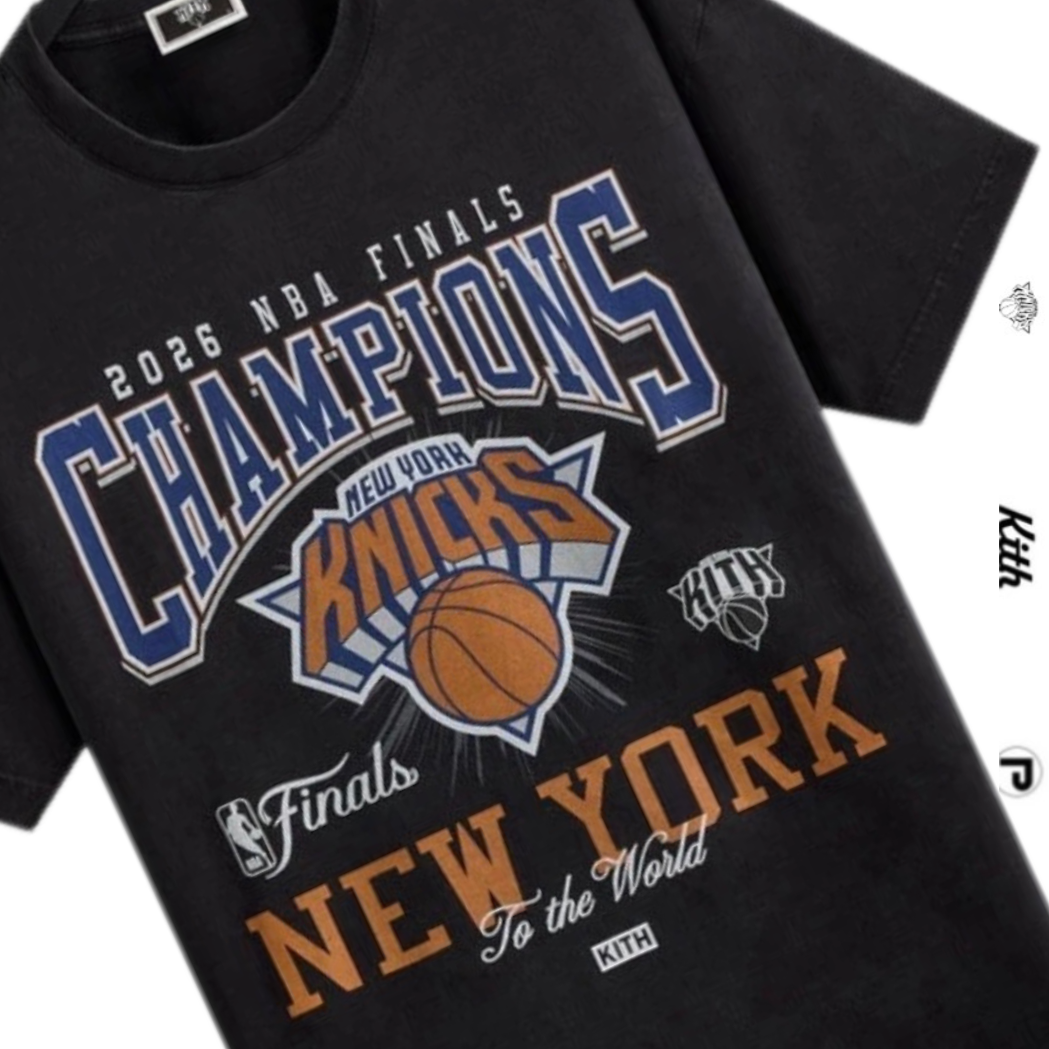 Kith for the New York Knicks Champions Vintage Tee 2026