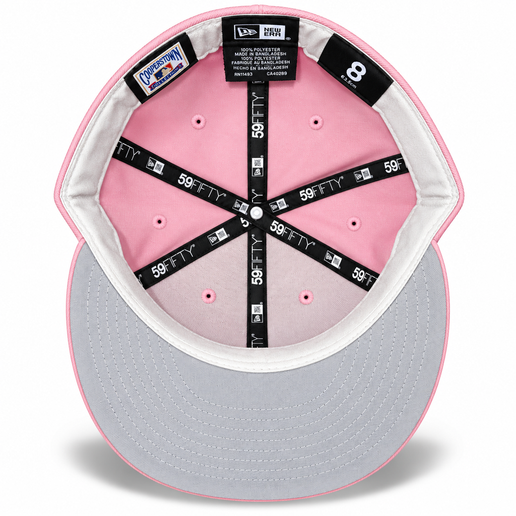 New Era MiLB Sugar Land Space Cowboys 59FIFTY Sherbet Collection Fitted Hat Pink Tan 2022