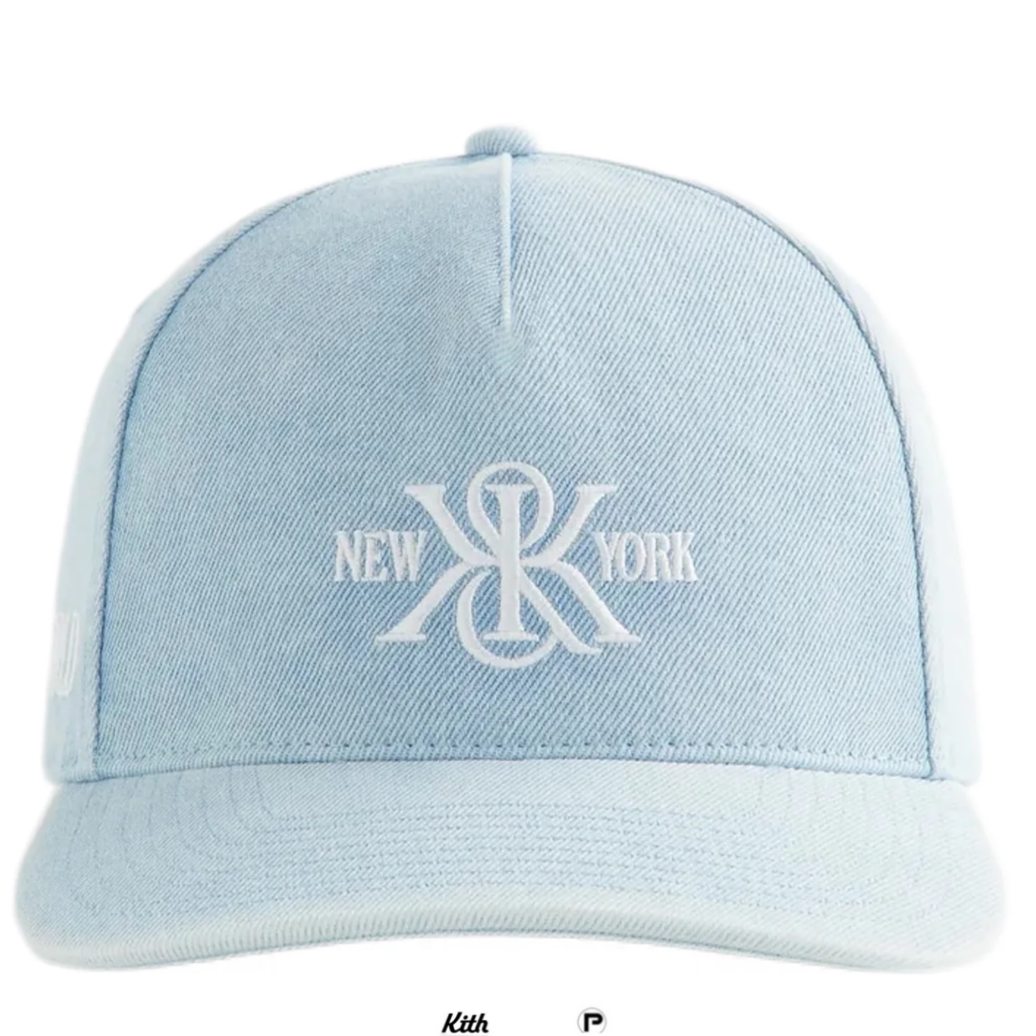 Kith K&K New York Denim Bay Low Pinch Crown Snapback