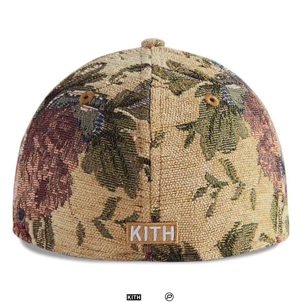 Kith x New Era For New York Yankees Tapestry Floral Waldorf Low Profile Cap 'Highland' 2022 (USED)