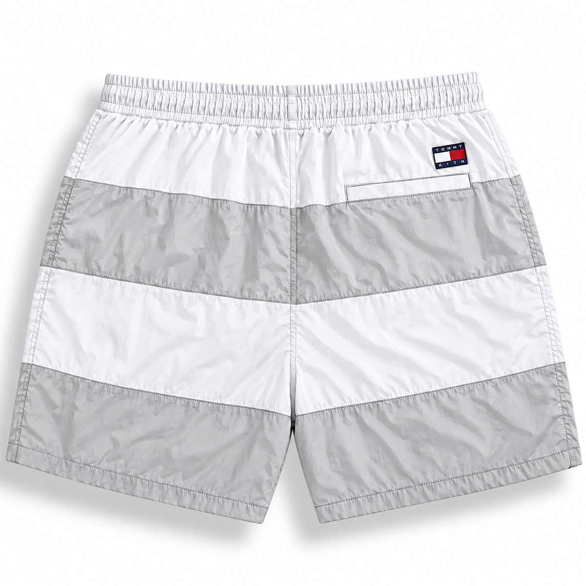 Kith x Tommy Hilfiger Stripe Woven Shorts White 2019 (USED)