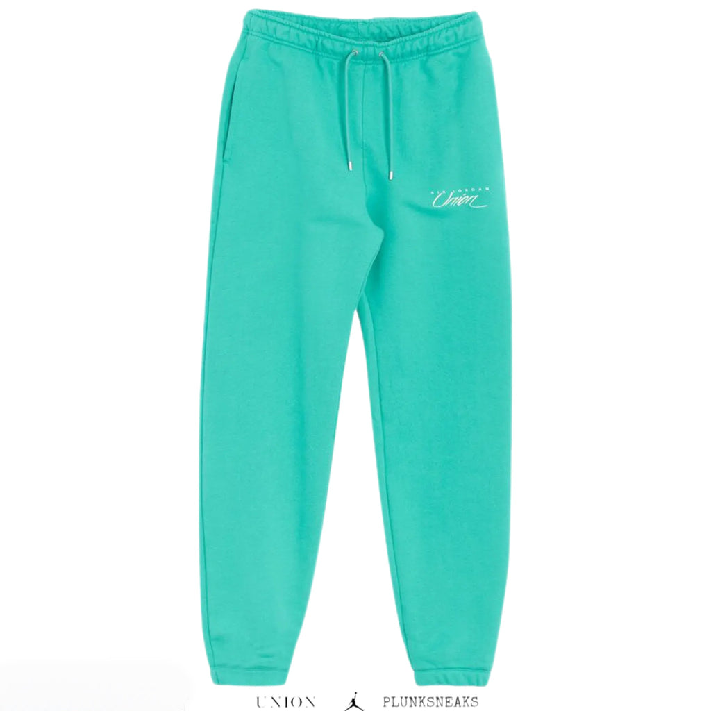 Air Jordan 1 KO x Union LA Fleece Sweatpants Kinetic Green/Coconut Milk (USED)
