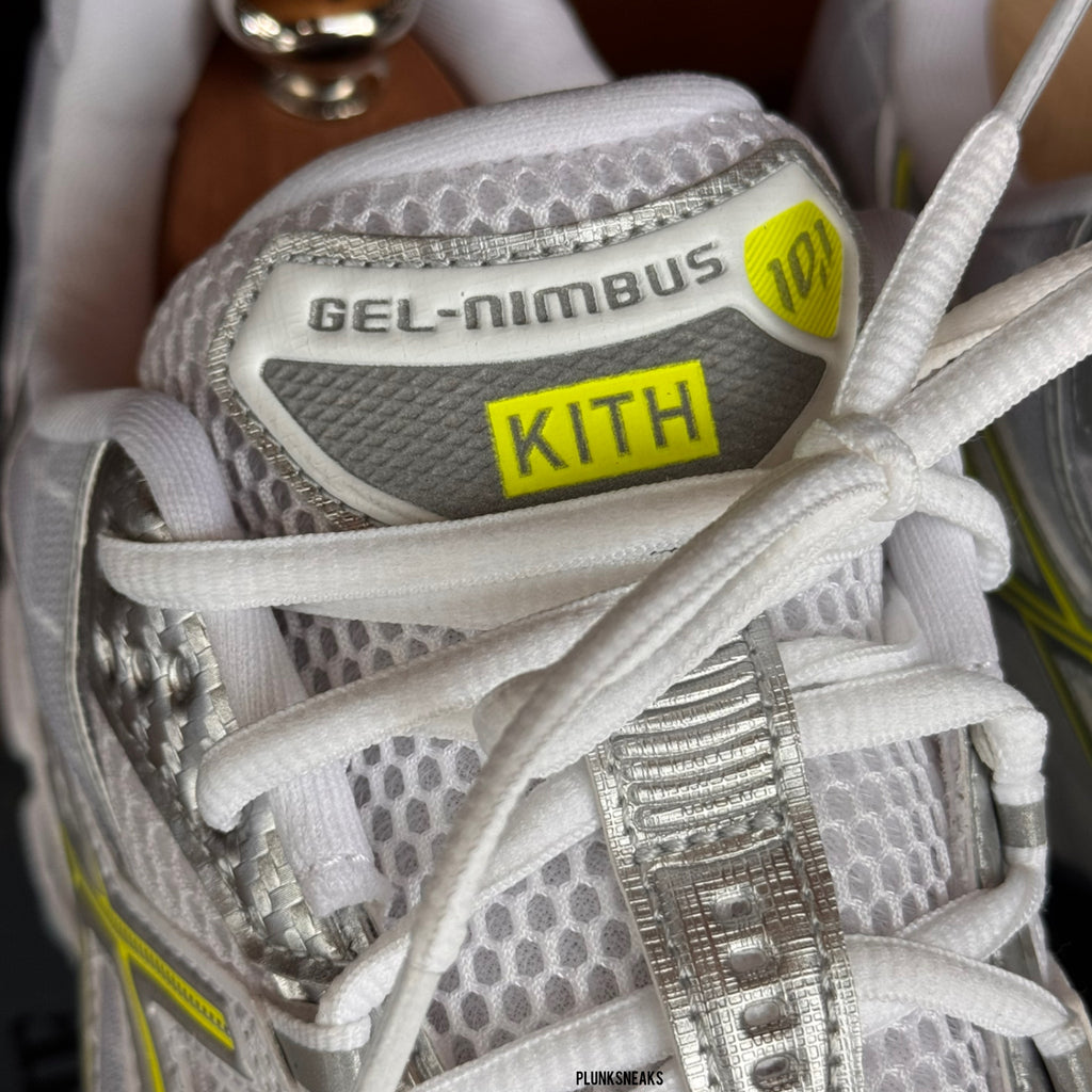 Kith ASICS GEL Nimbus 10.1 White Pure Silver (USED)