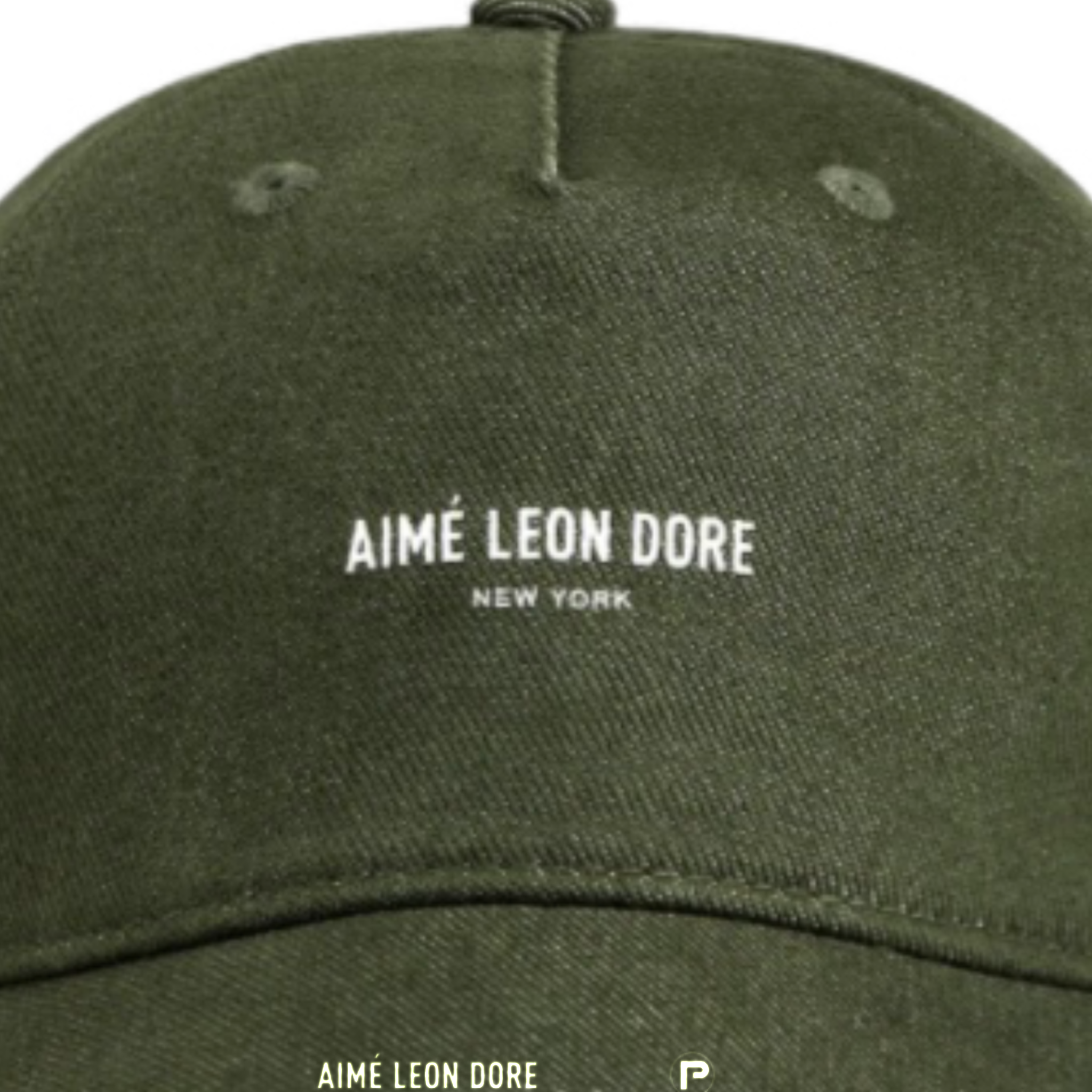 Aimé Leon Dore Vintage Micro Logo Hat Olive