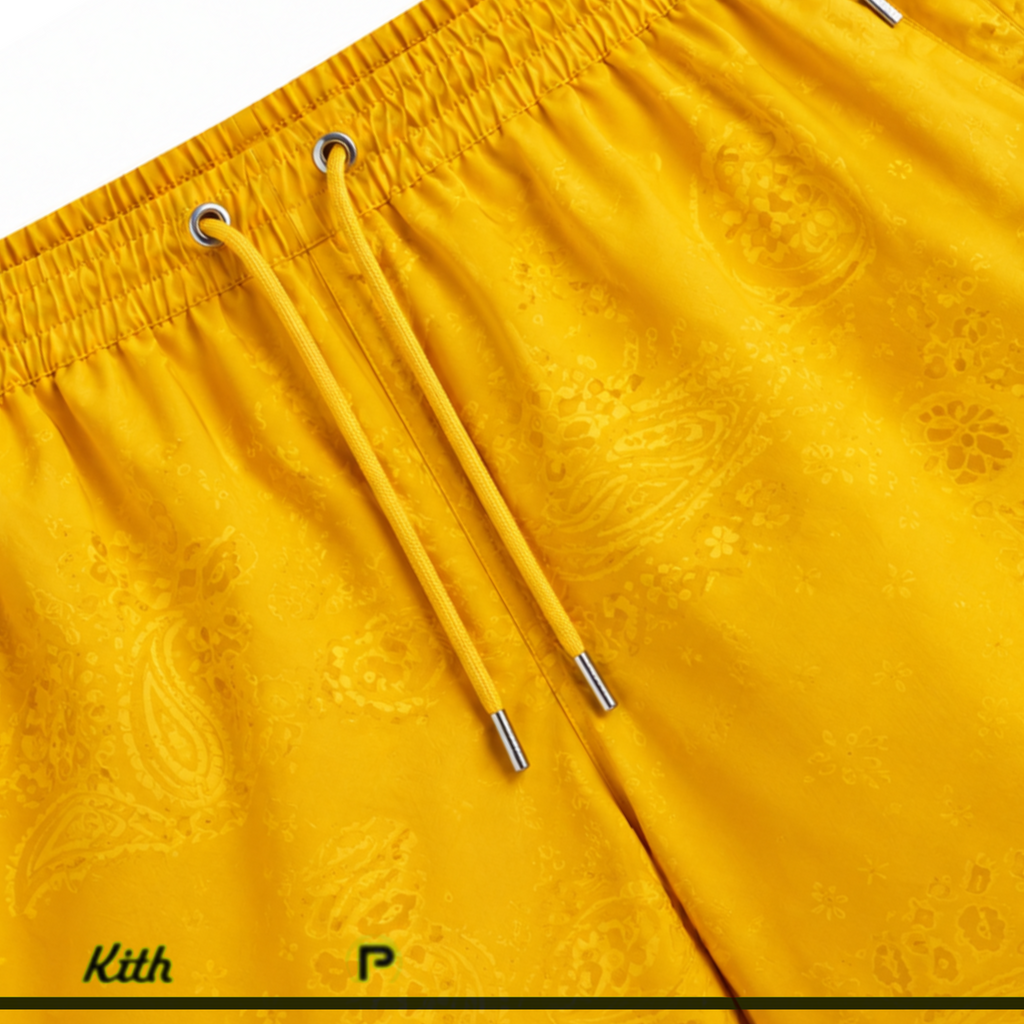 Kith Cupro Linen Paisley Short Opulence 2023