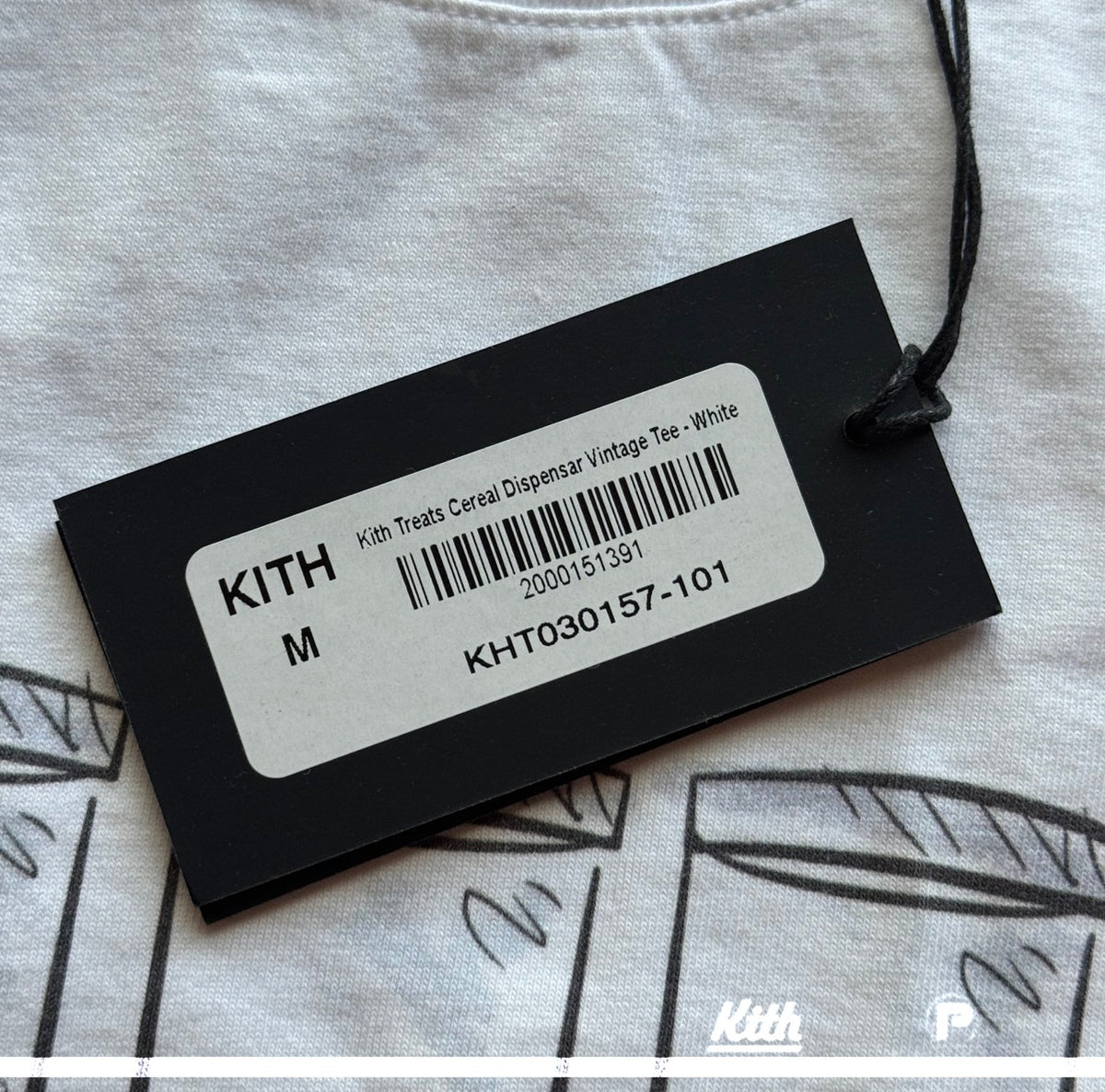 Kith Treats Cereal Dispenser Tee White | Store Exclusive 2025