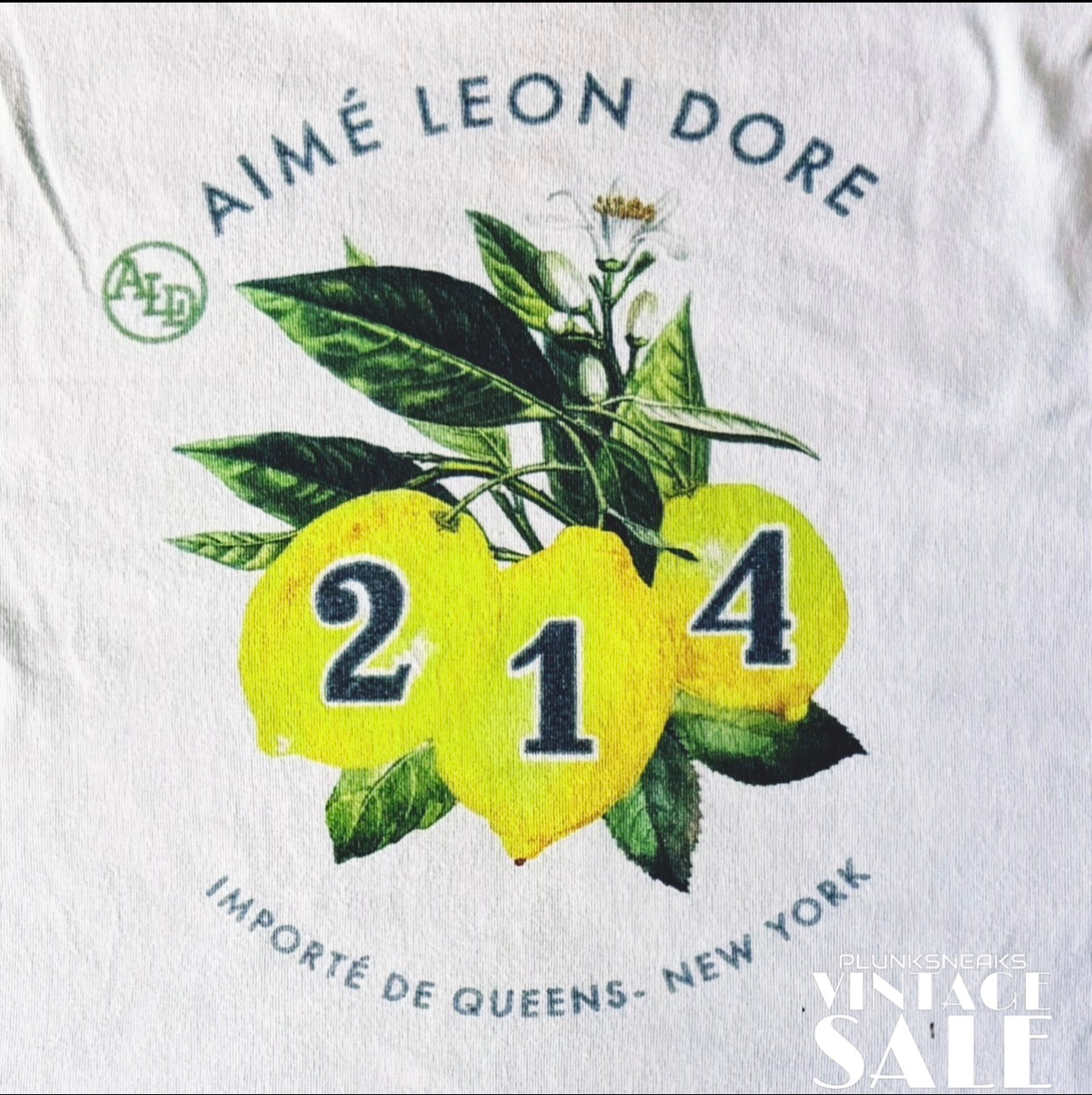 Aime Leon Dore Mulberry 214 Lime Tee 2021 (USED)