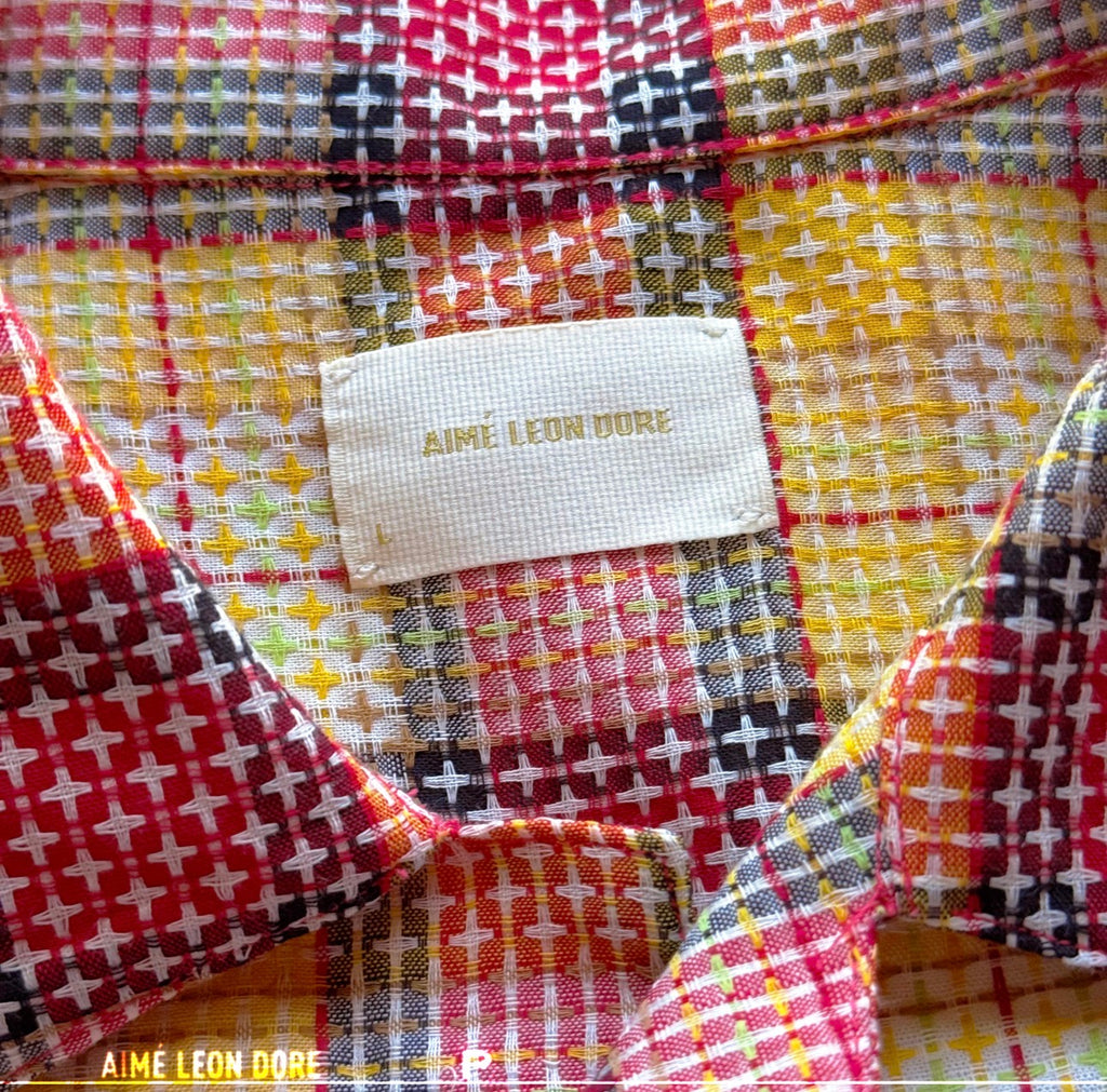 Aimé Leon Dore Patterned Leisure Shirt Red Multicolor 2024
