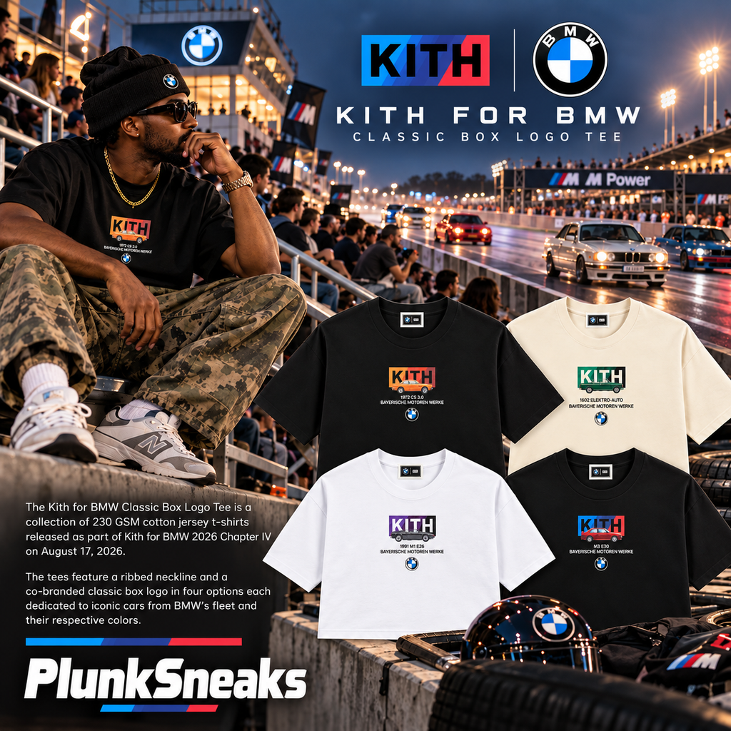 Kith for BMW CSi 3.0 Classic Box Logo Tee 2026