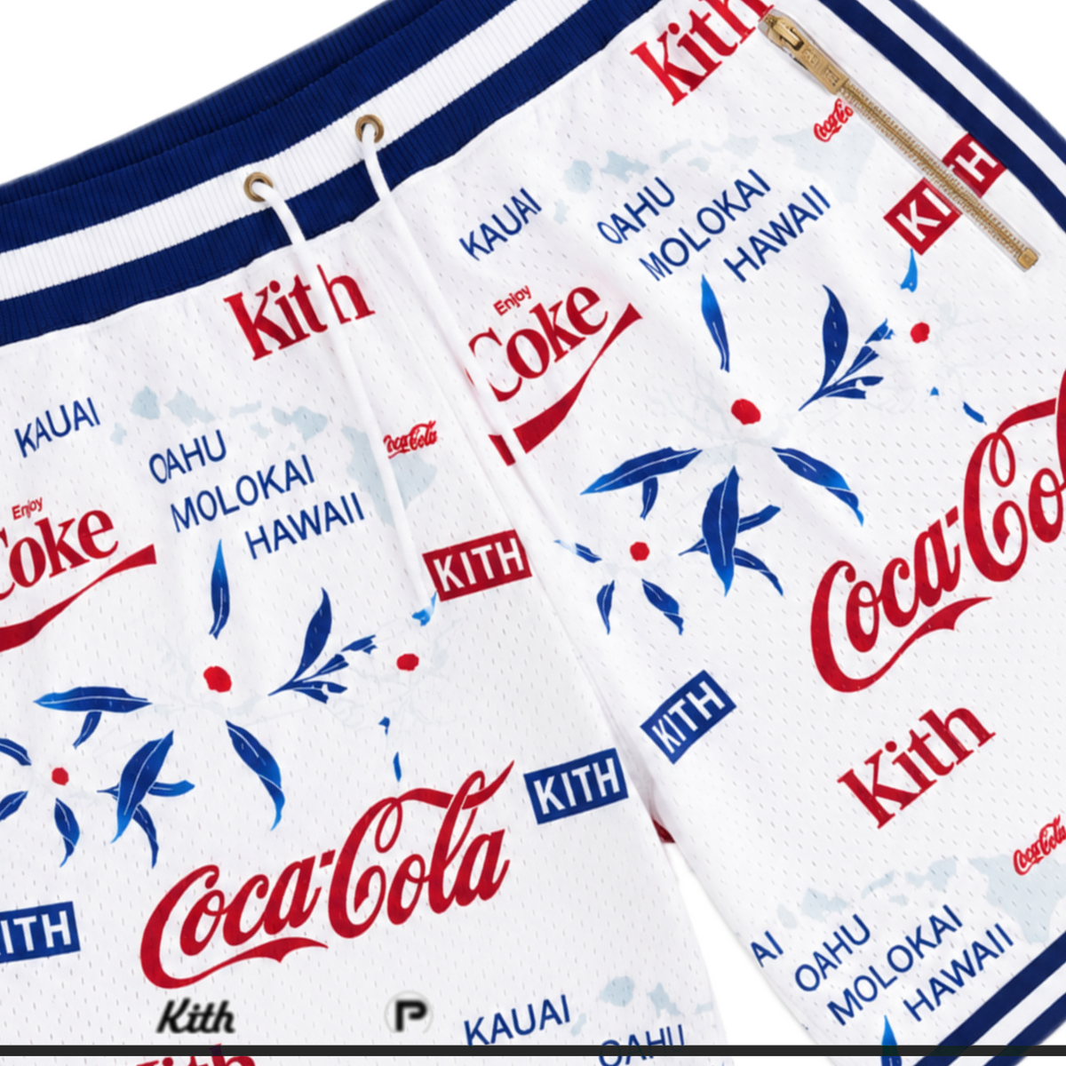 Kith Coca-Cola Mitchell & Ness Hawaii Shorts 2019 (USED)