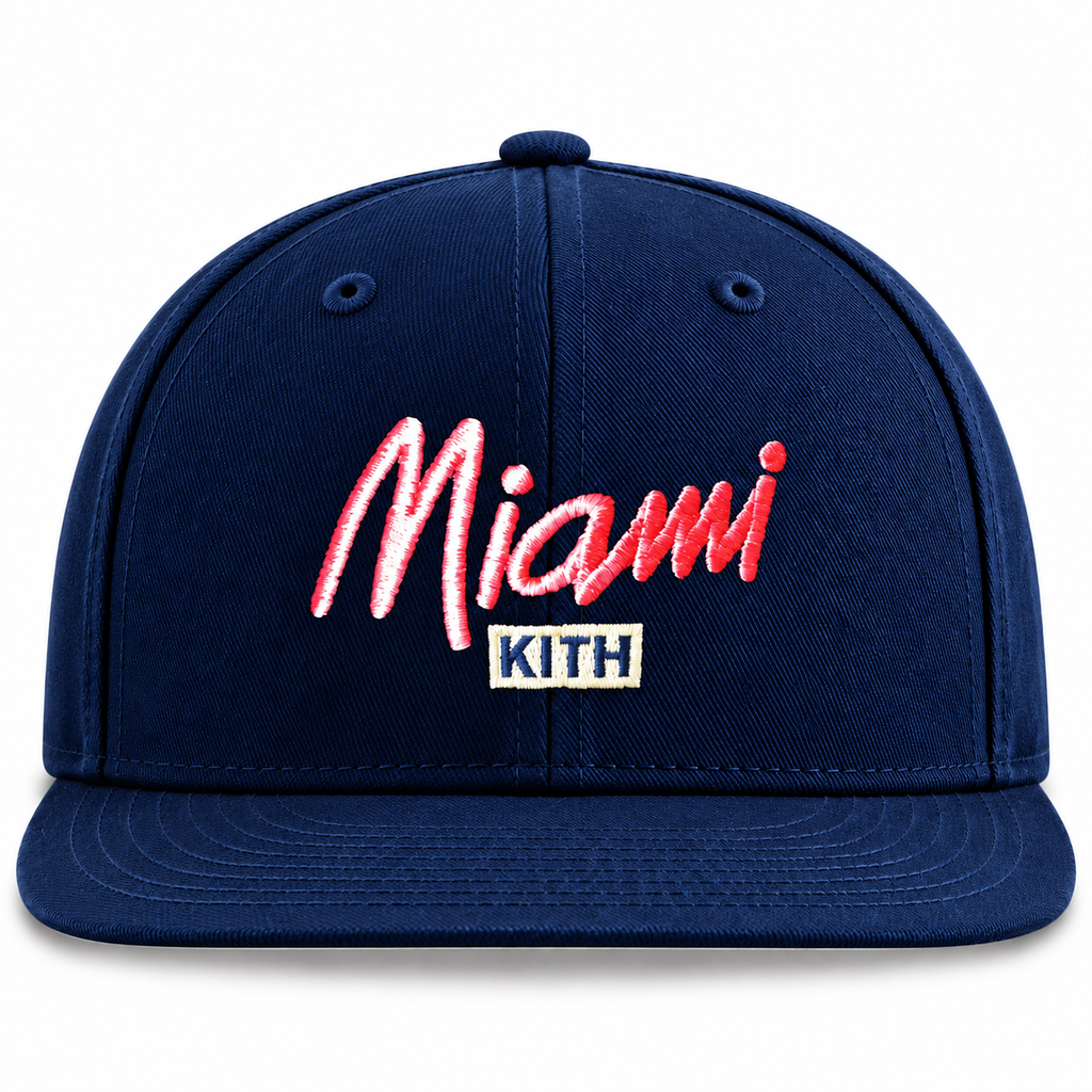Kith Miami Script Twill Aaron Hat | Store Exclusive 2024