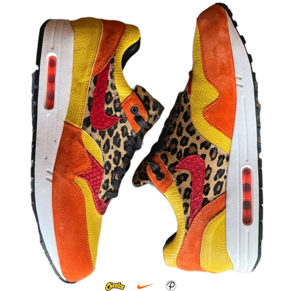 Nike Air Max 1 Cheetos Chester The Cheetah Custom 2019 (USED)