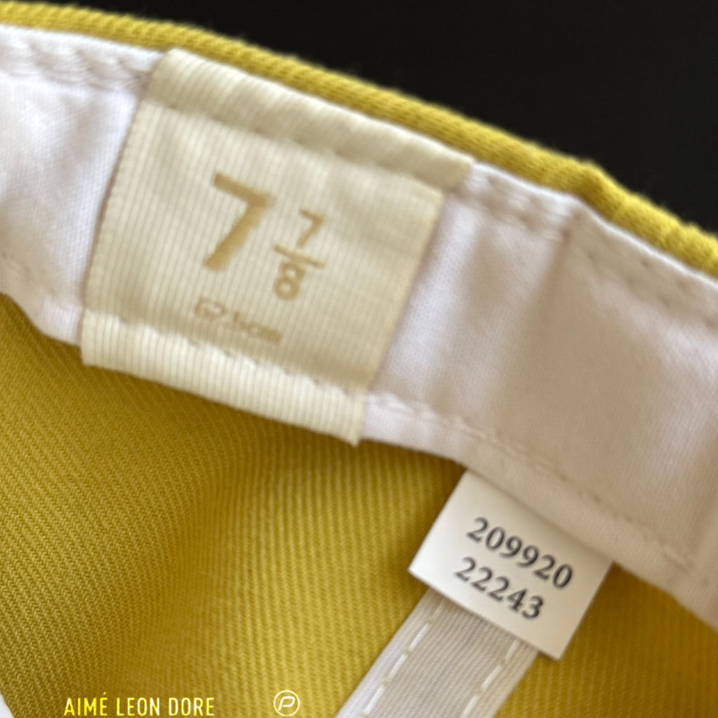 Aimé Leon Dore x New Era Yankees Hat Oil Yellow 2022 (USED)