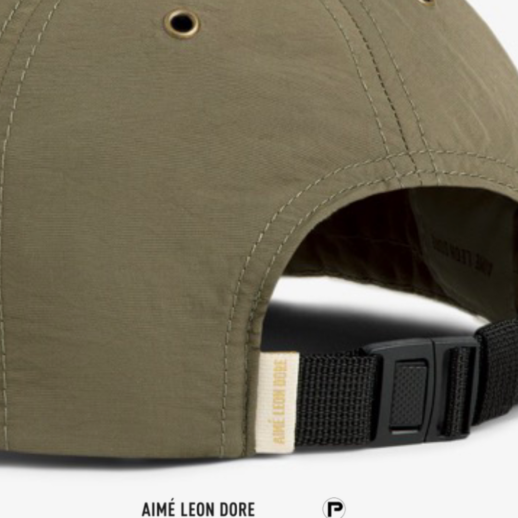 Aimé Leon Dore Nylon Script Sport Hat Kalamata Green
