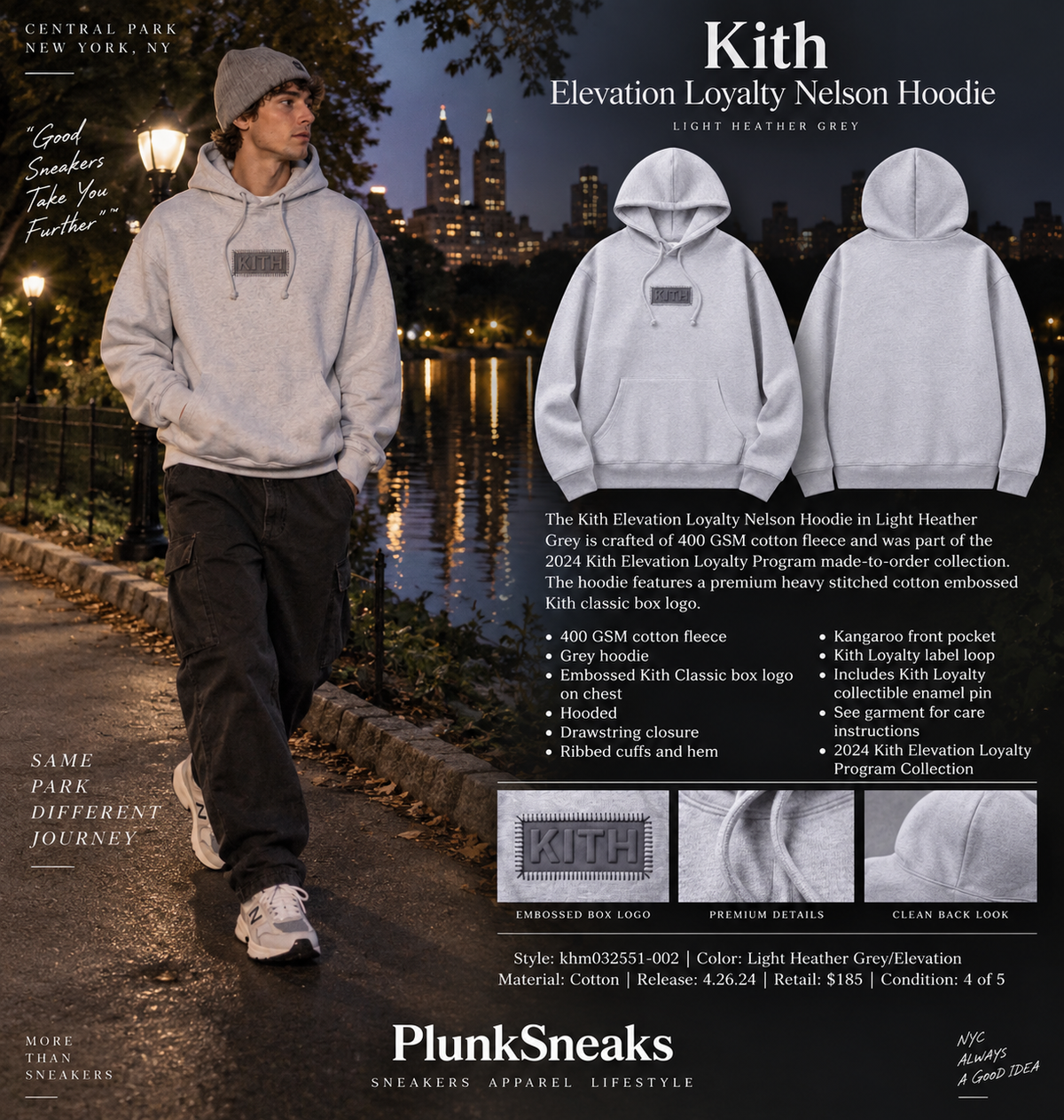 Kith Elevation Loyality Nelson Hoodie 2024 (USED)