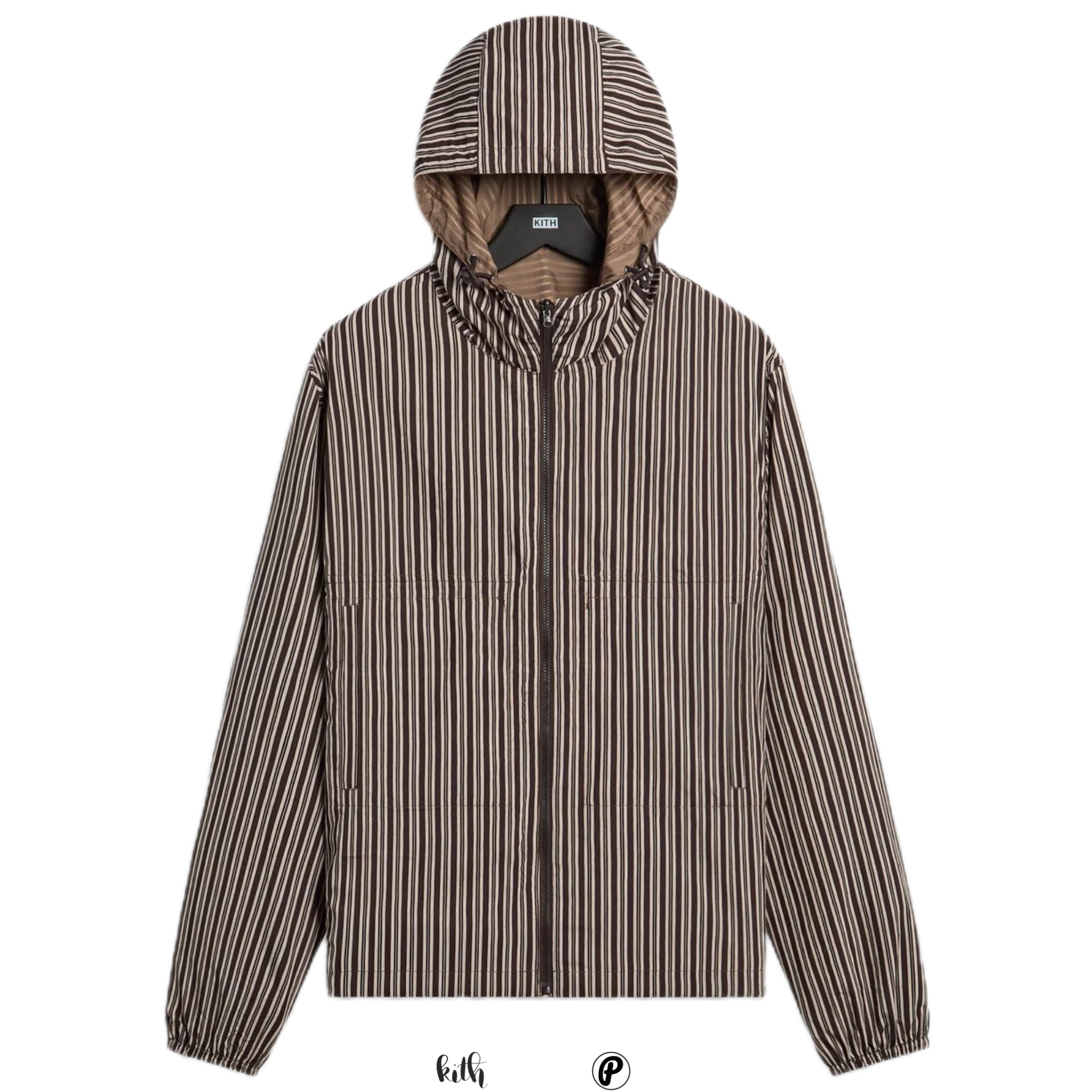 Kith Layered Stripe Raj Hooded Jacket Gobi 2026