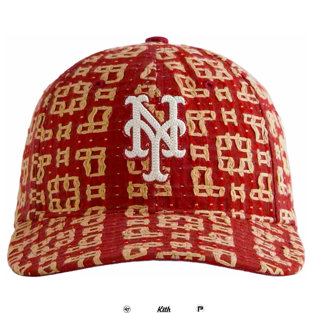 Kith ‘47 New York Mets Dobby Pickstitch Fitted Cap 2024 (USED)