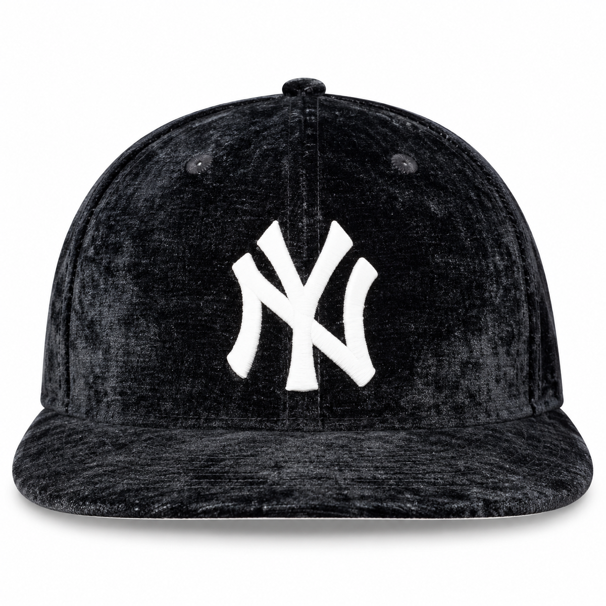 Kith New Era New York Yankees 10th Anniversary Velvet Fitted Hat Black 2021 (USED)