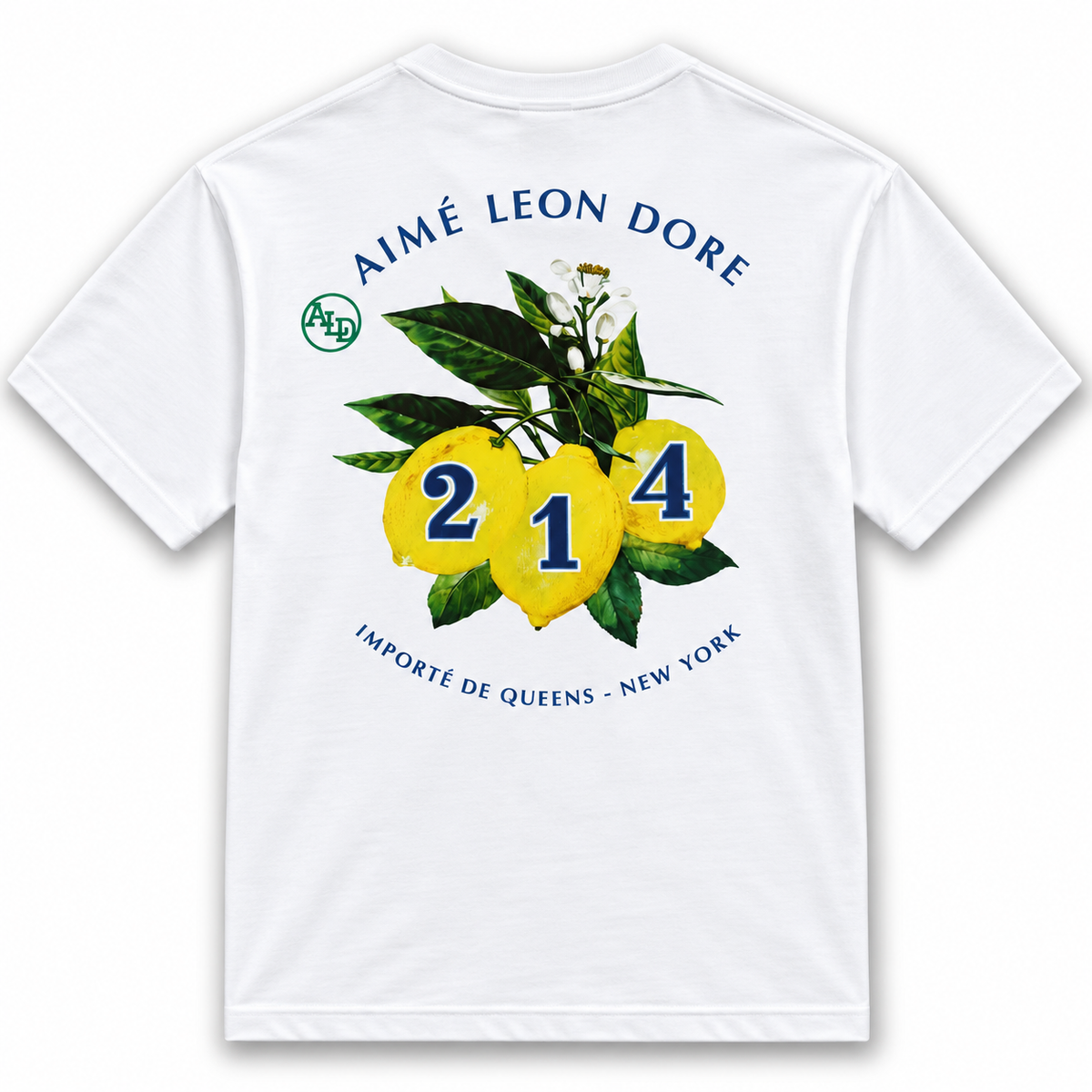 Aimé Leon Dore Mulberry 214 Lemon Tee White 2021 (USED)