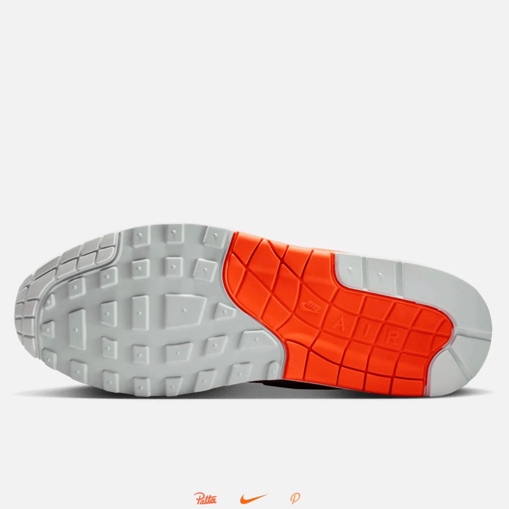 Patta Nike Air Max 1 Waves White Hyper Crimson 2026