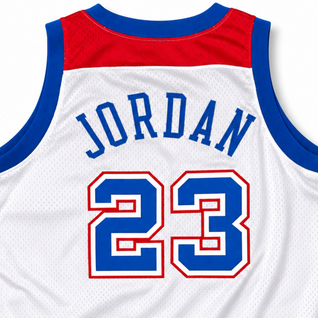 Nike Washington Bullets Micheal Jordan Swingman Vintage Jersey White 2002 (USED)