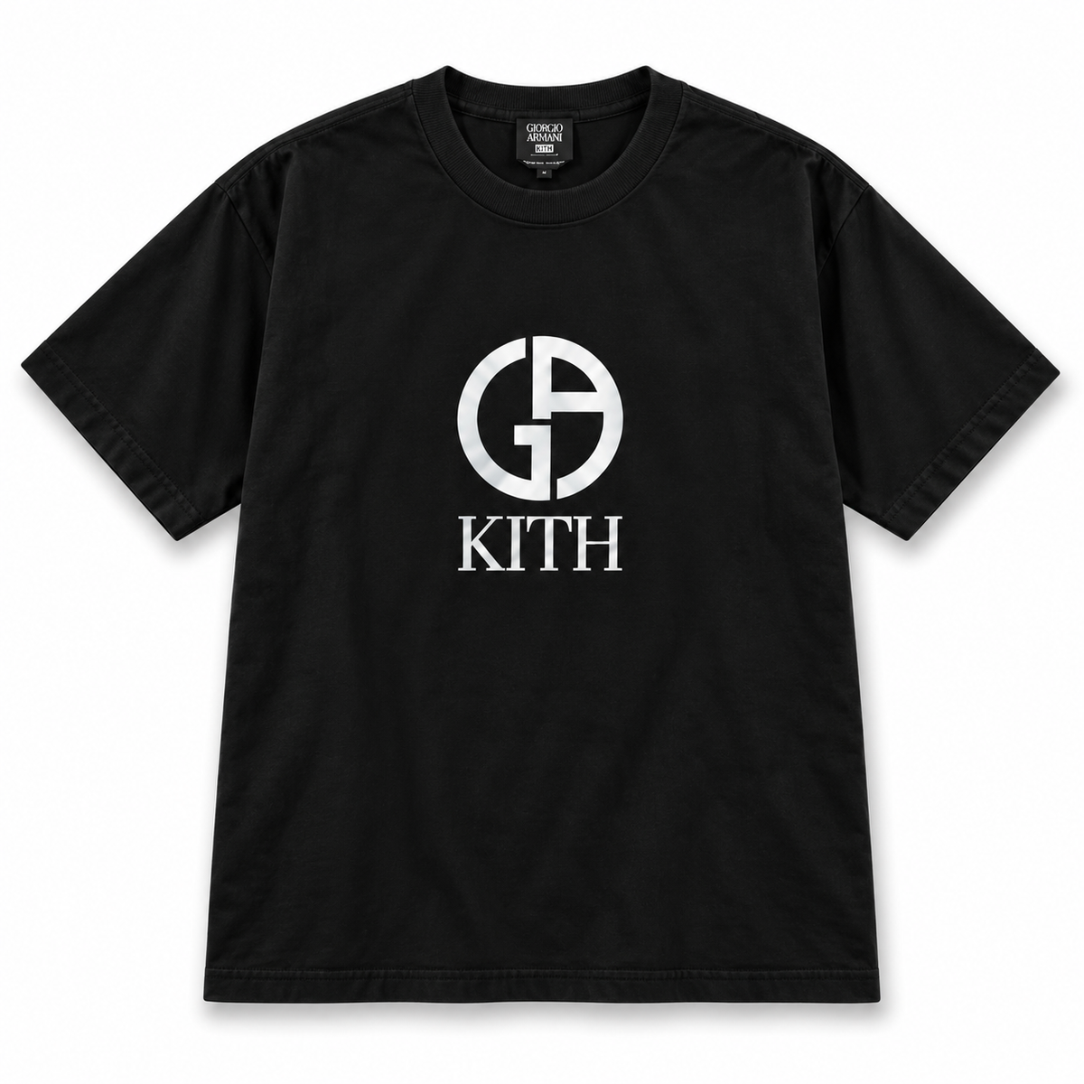 Kith Giorgio Armani Classic Logo Tee Black 2024